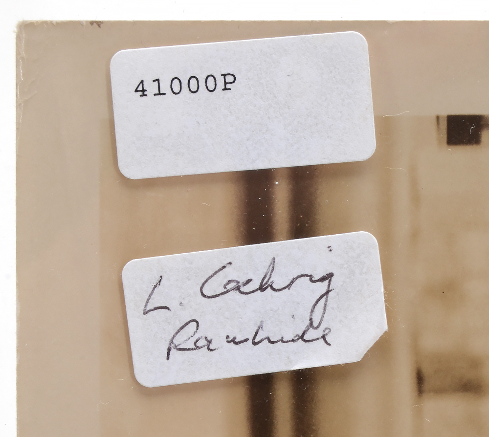 Lou Gehrig 1938 "Rawhide" Movie Still  COA