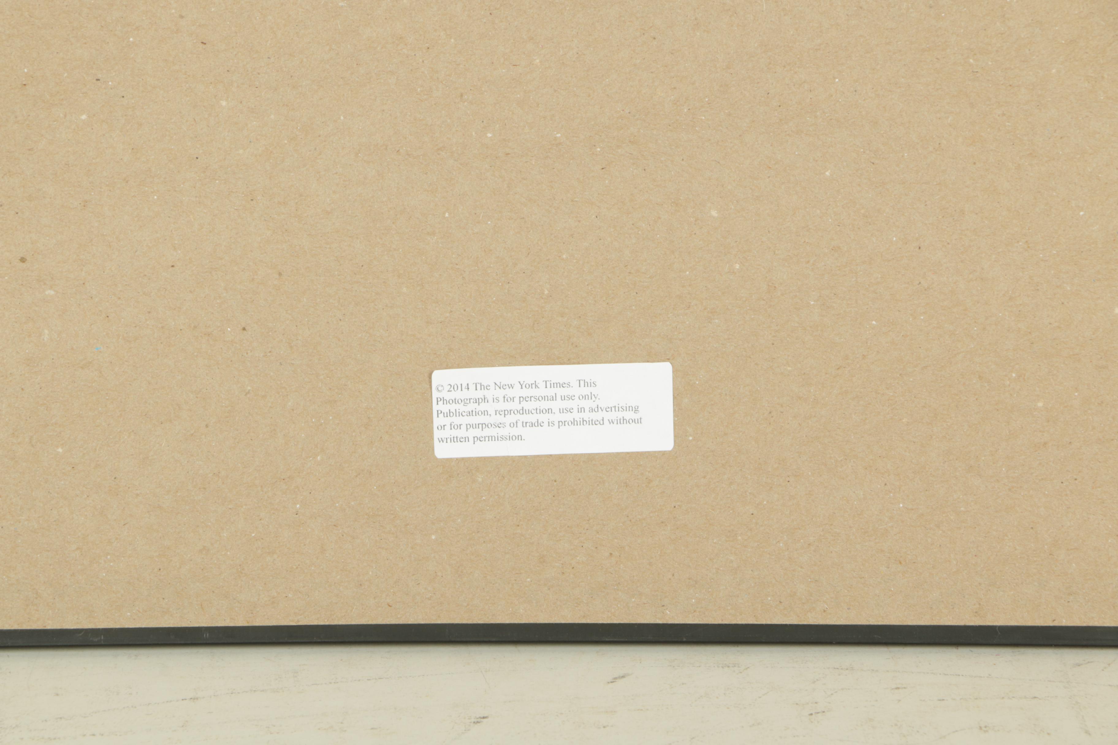 Reproduction Print of "New York Times" Front Page From February 3, 1934