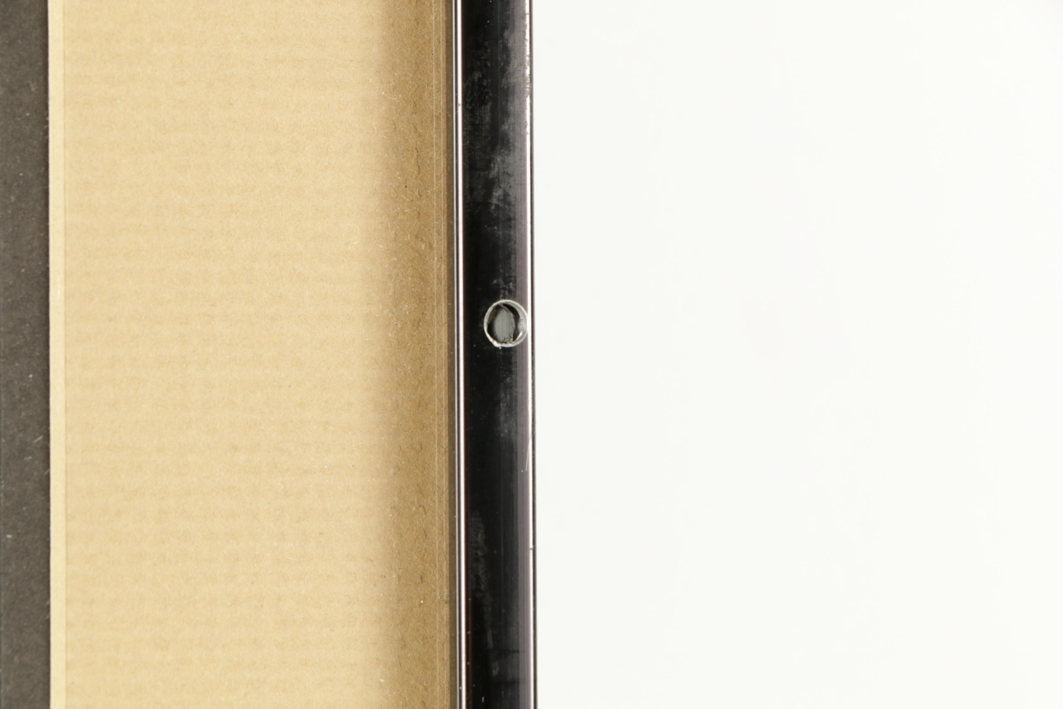 Guy Shively Colored Pencil Drawing on Paper "Buddy's Lineup"