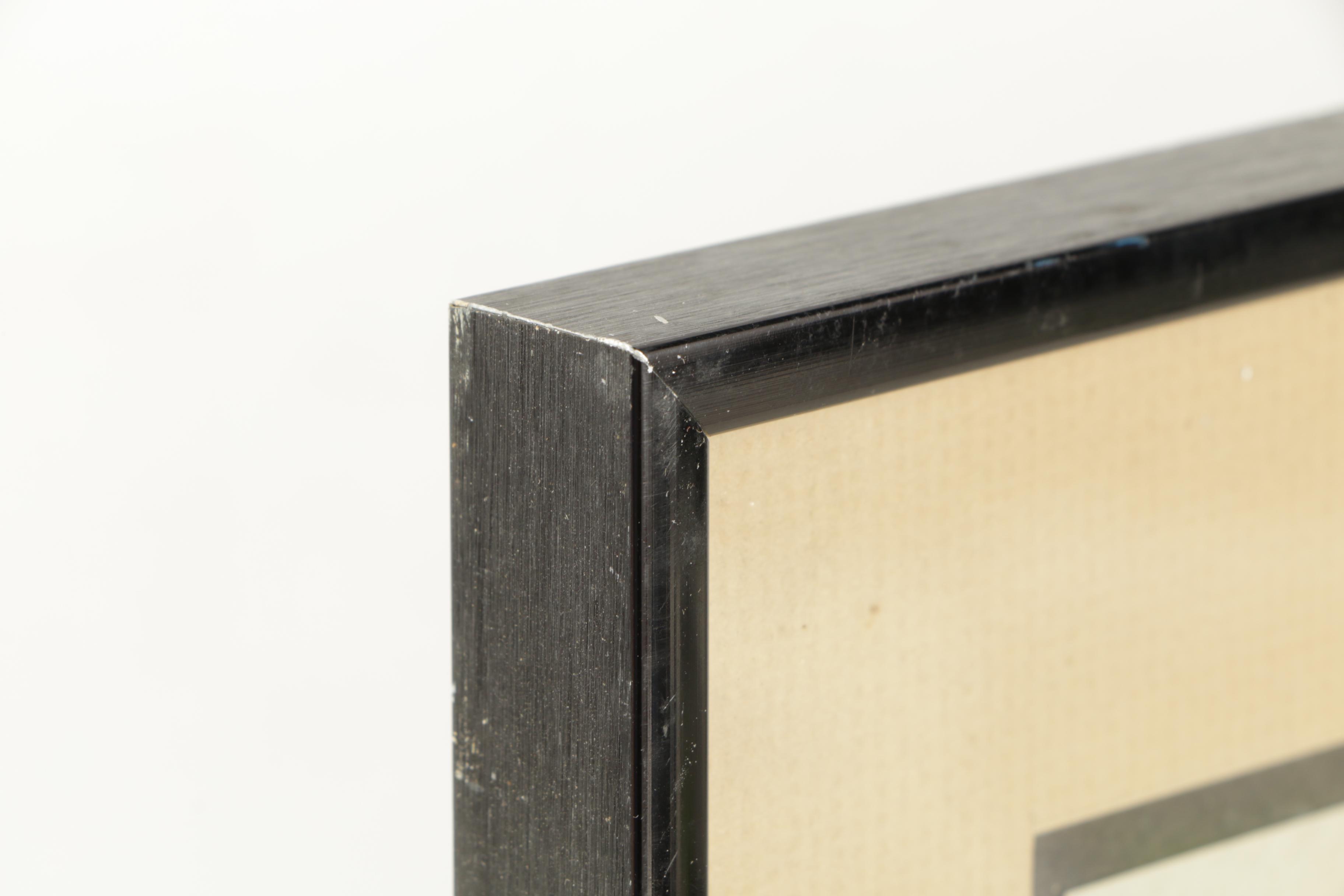 Guy Shively Colored Pencil Drawing on Paper "Buddy's Lineup"