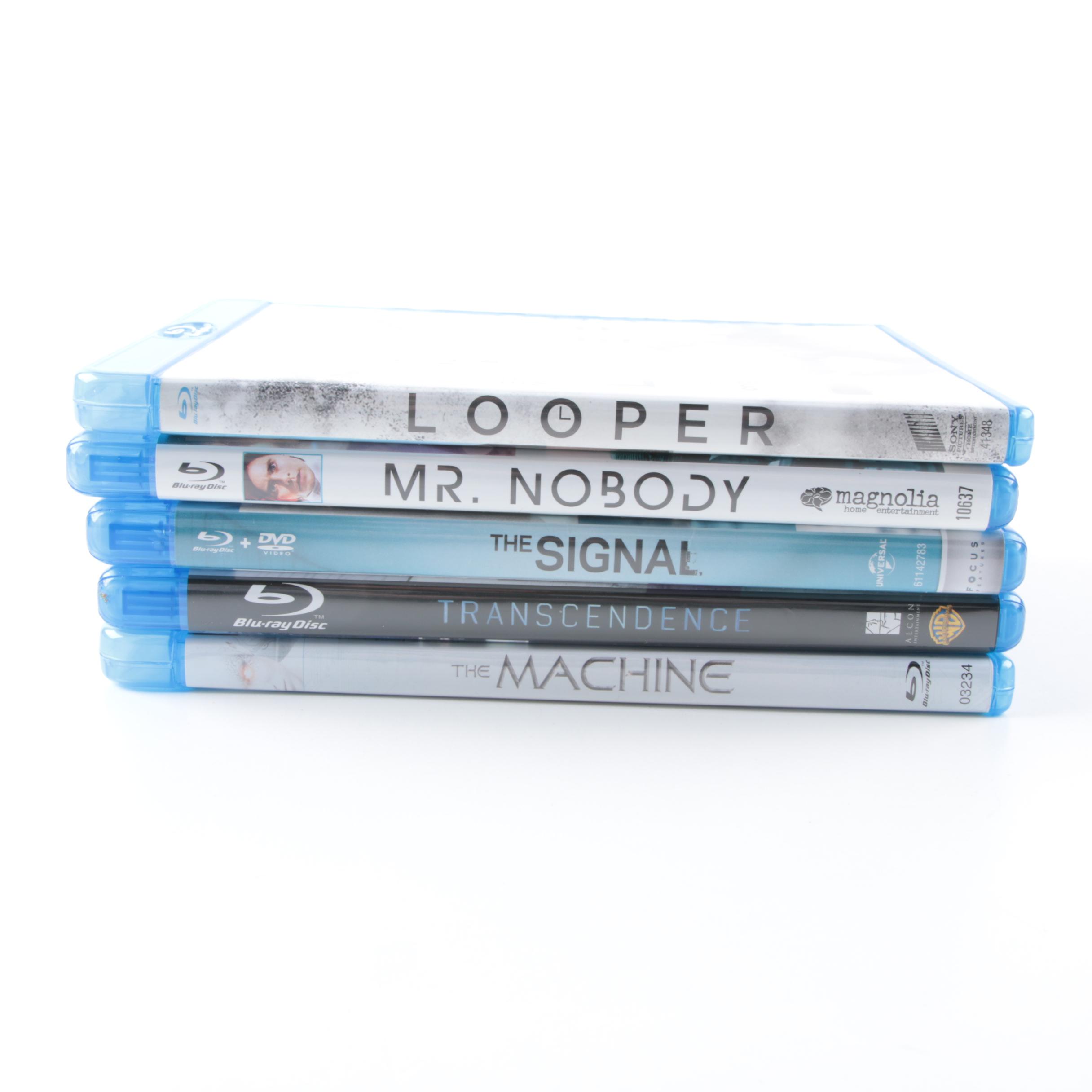 Modern Science Fiction Blu-ray Discs Including "Looper" and "The Signal"