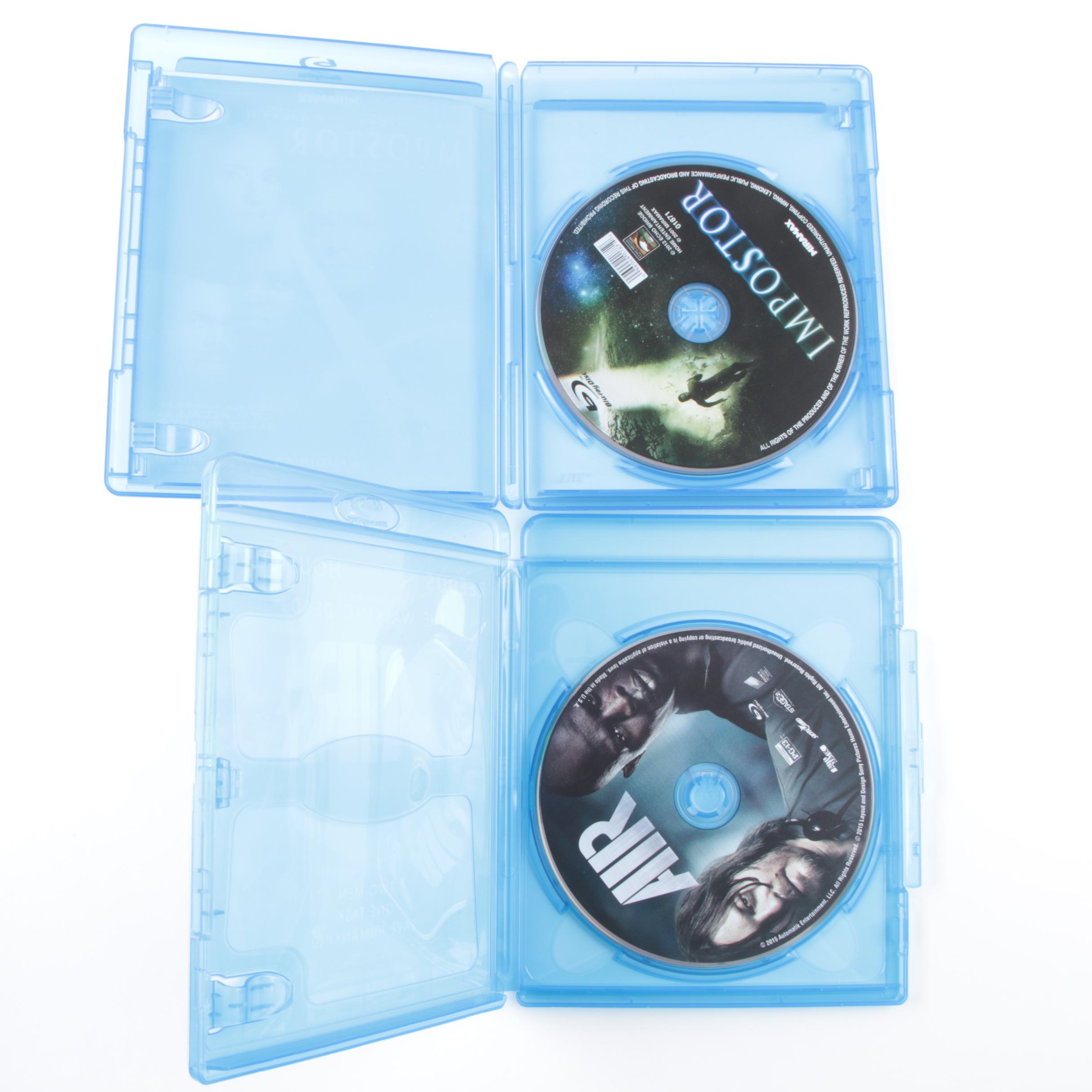Modern Science Fiction Themed Blu-ray Discs Including "Event Horizon"