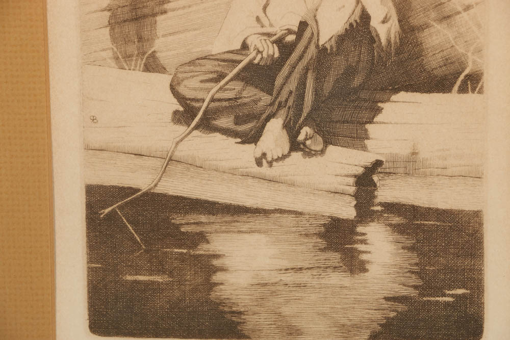 Ray Buuck Limited Edition Engraving on Paper "Summer Time"