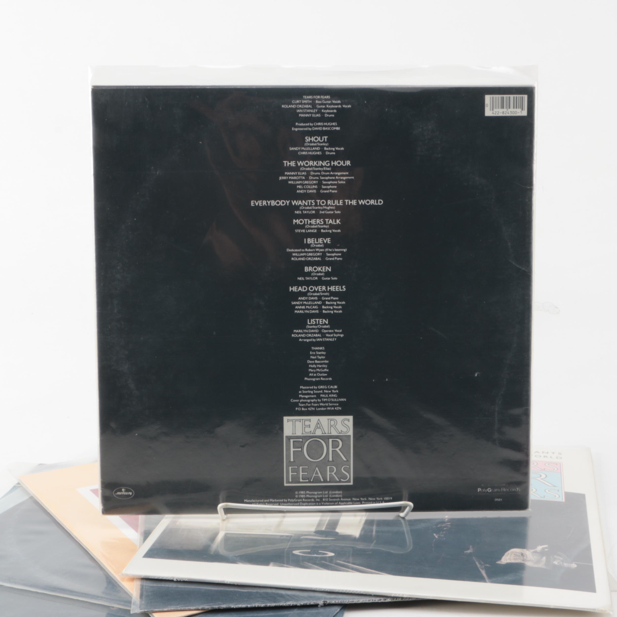 Tears For Fears LPs and 12" Singles Including "Songs From The Big Chair"