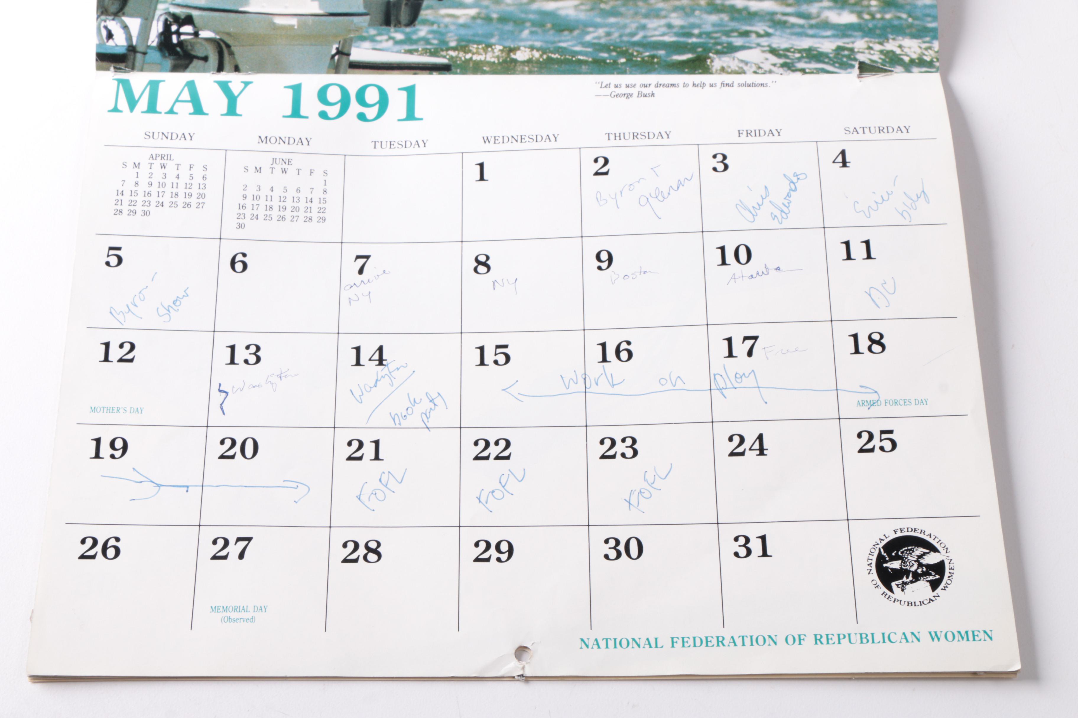 President George H.W. Bush Memorabilia