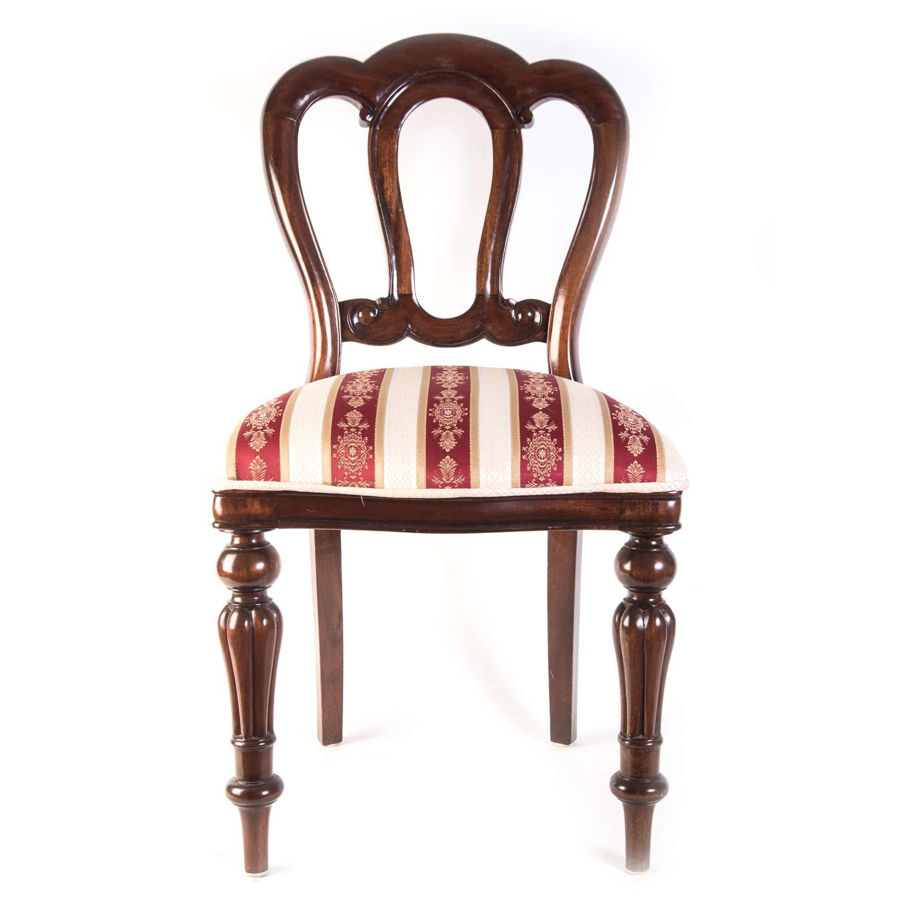 Victorian Style Balloon Back Chair