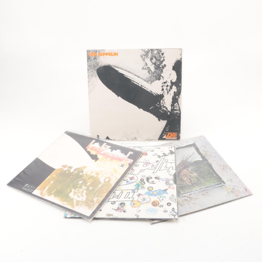 Led Zeppelin UK Pressing Records Including "Led Zeppelin" and "Led Zeppelin II"