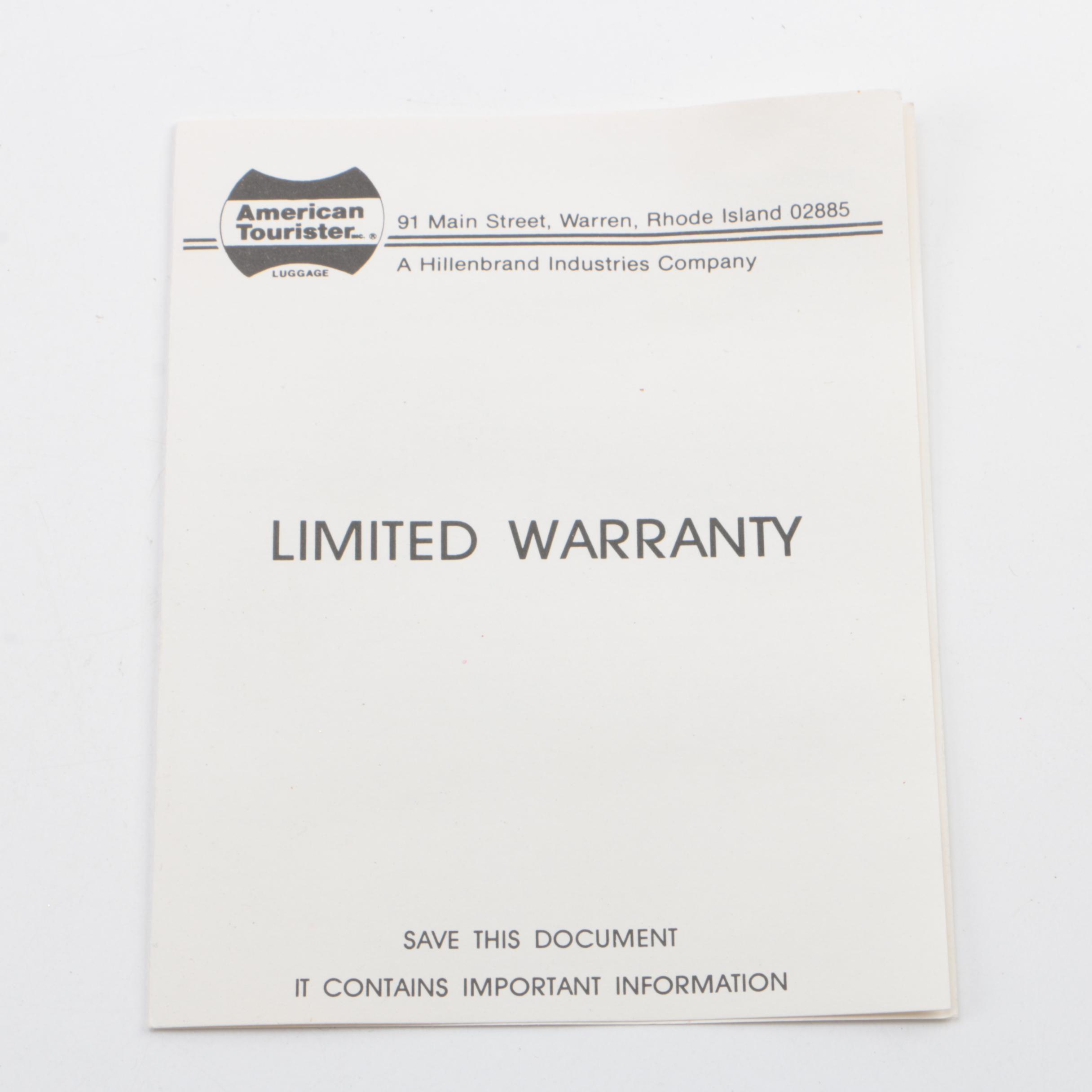 Vintage American Tourister Cosmopolitan Attaché