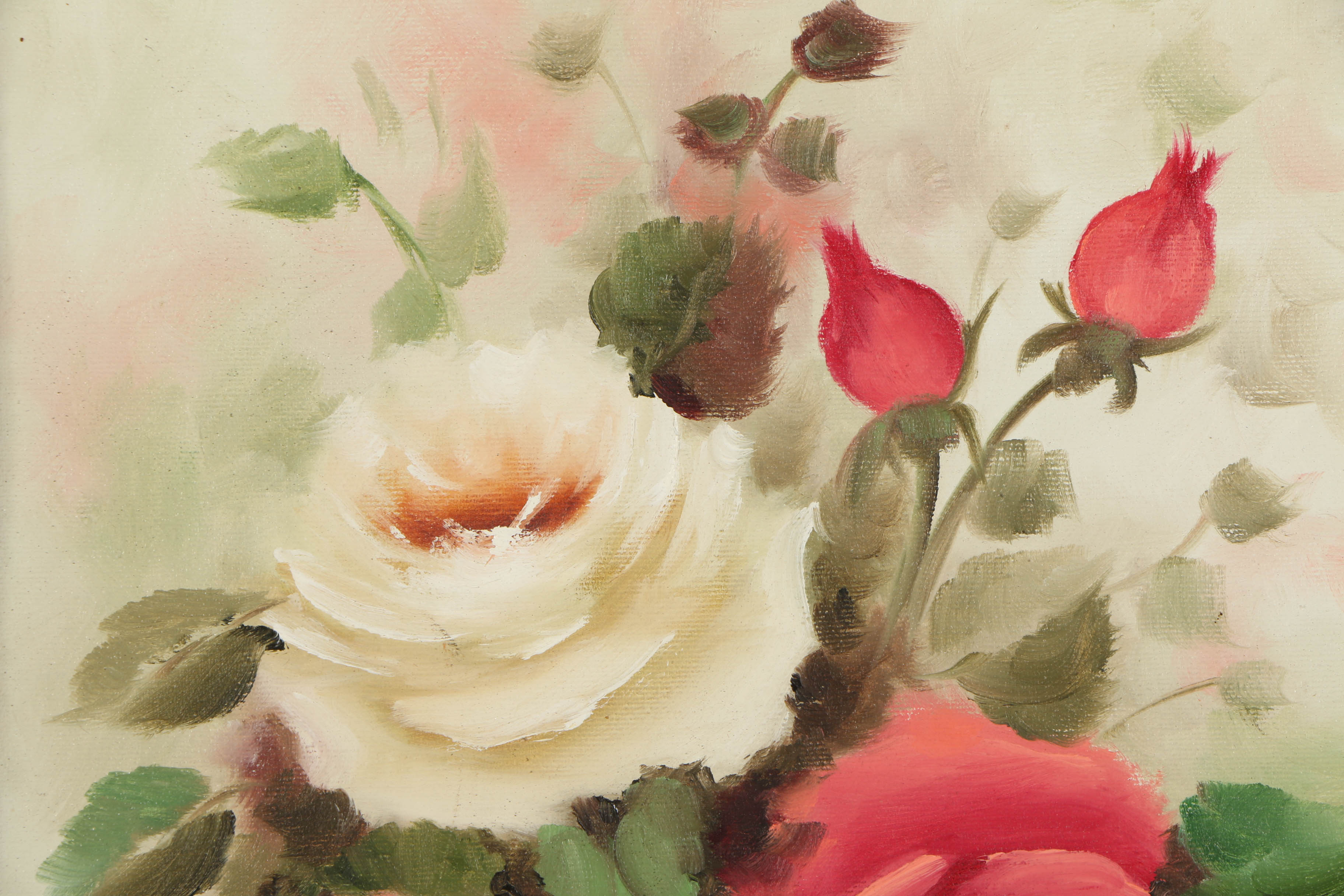 Kidd Oil Painting on Canvas of Roses