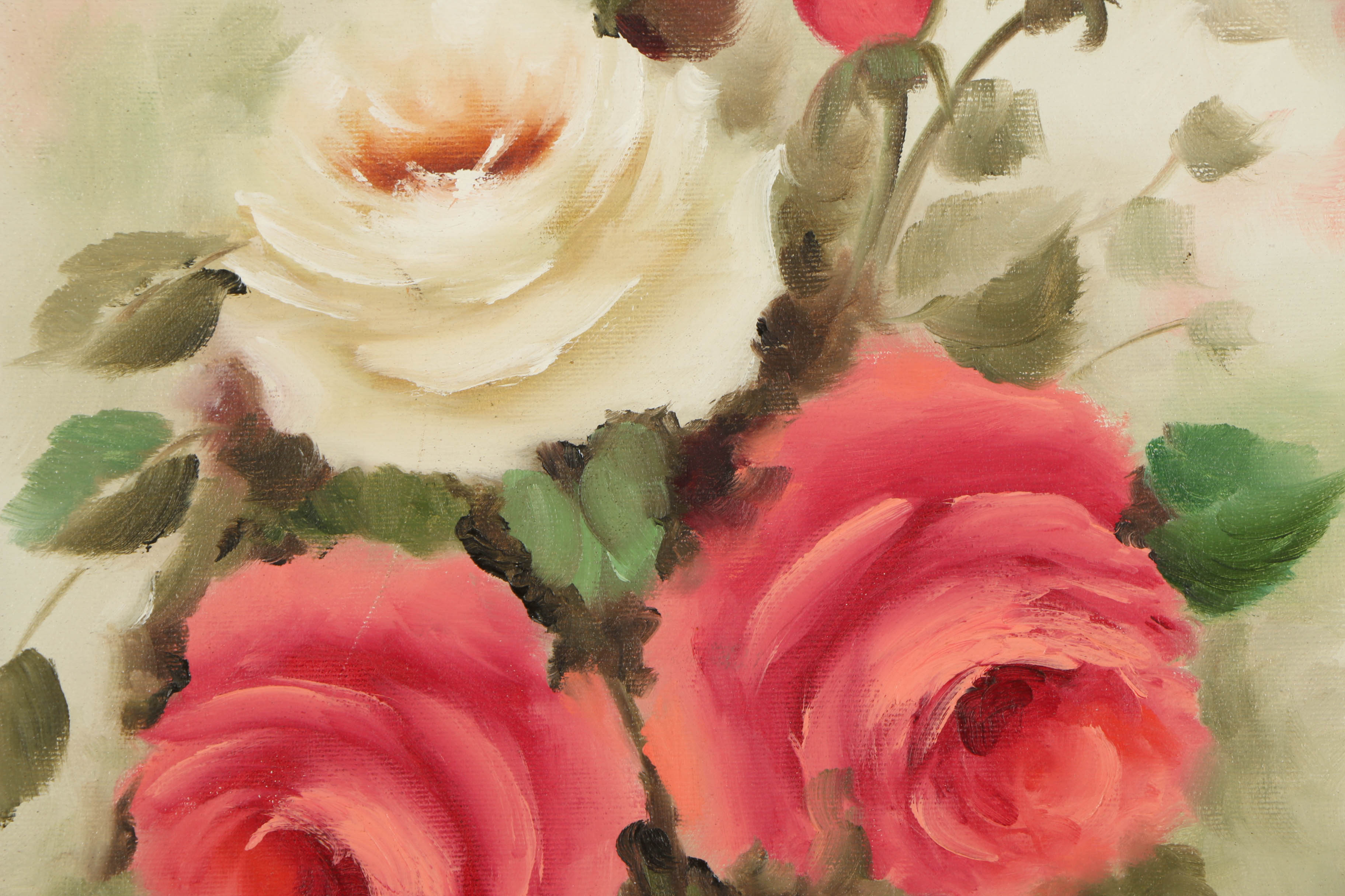 Kidd Oil Painting on Canvas of Roses