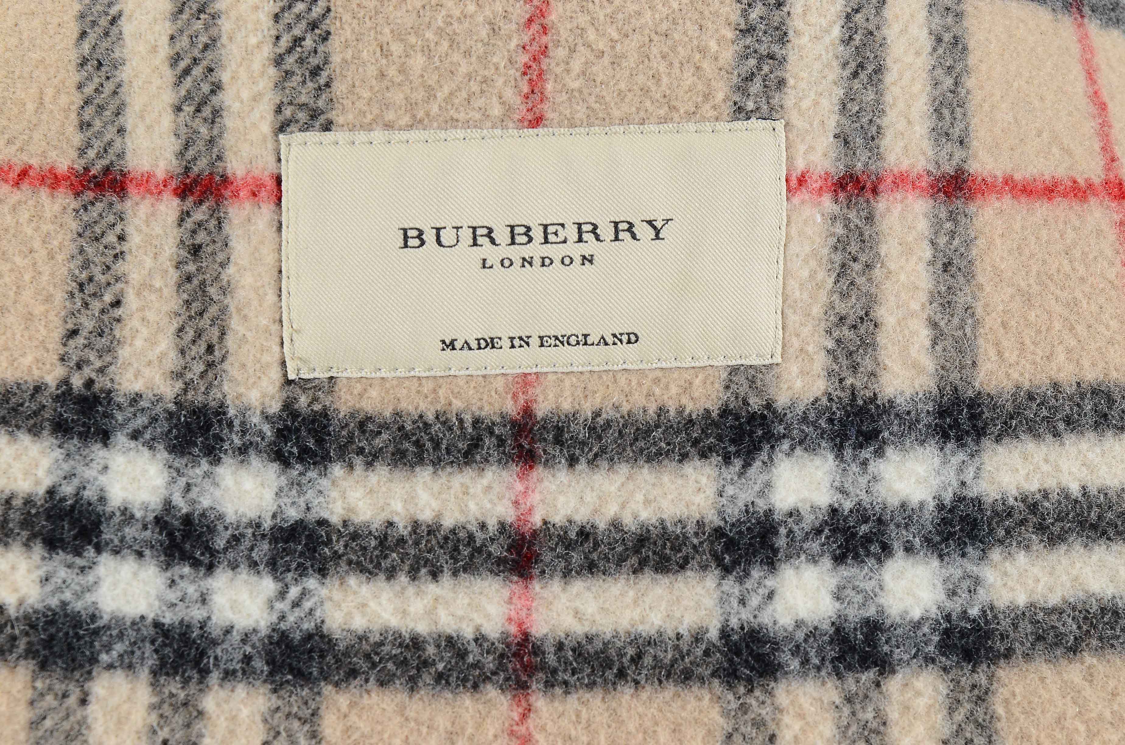 Men's Burberry Black Wool Duffel Coat
