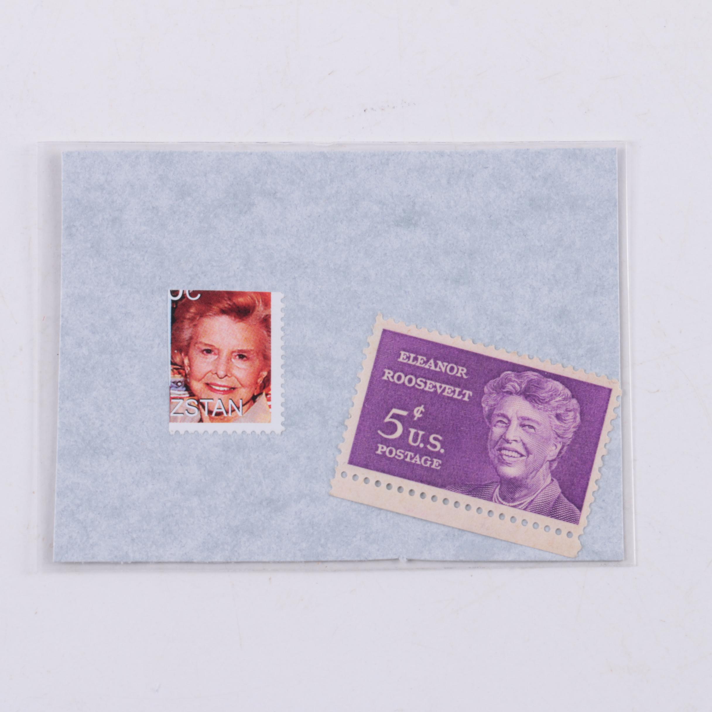 United States First Lady First Day Cover Postage Stamps