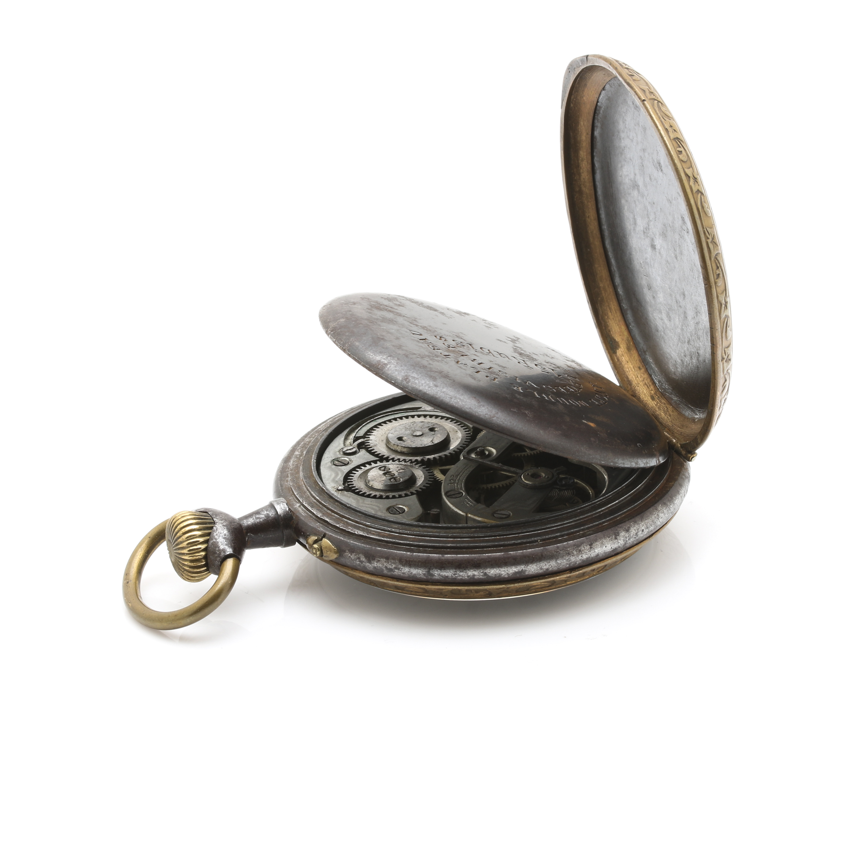 1915 Magnien & Cie Horlogerie Militaire Open Face Pocket Watch