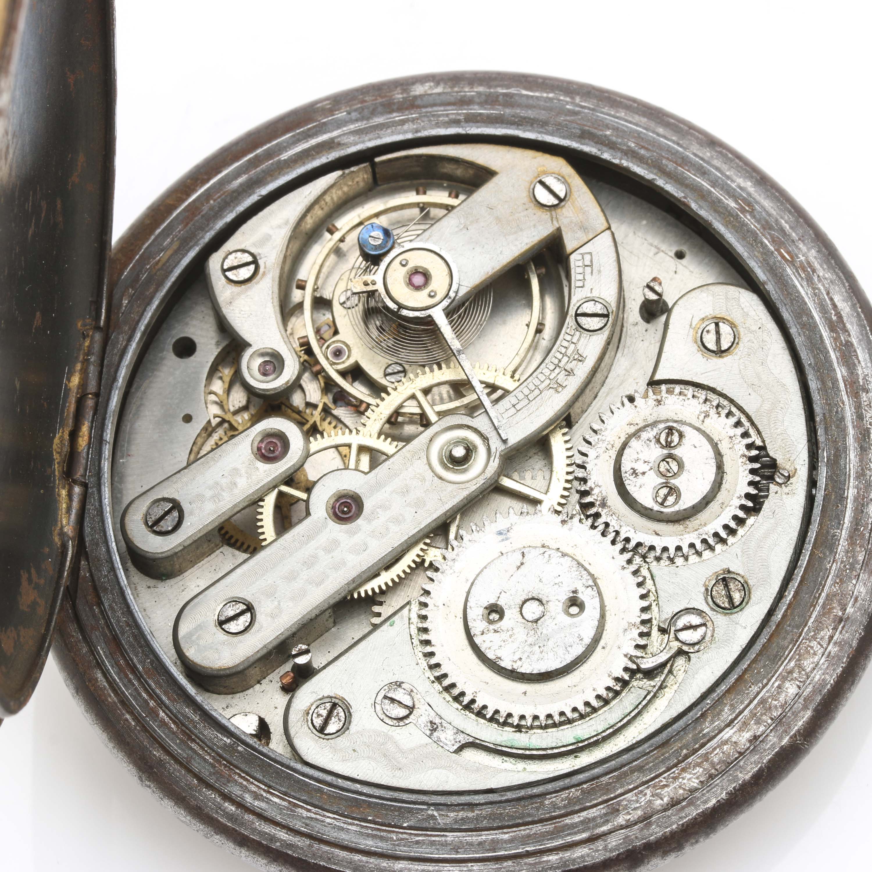 1915 Magnien & Cie Horlogerie Militaire Open Face Pocket Watch
