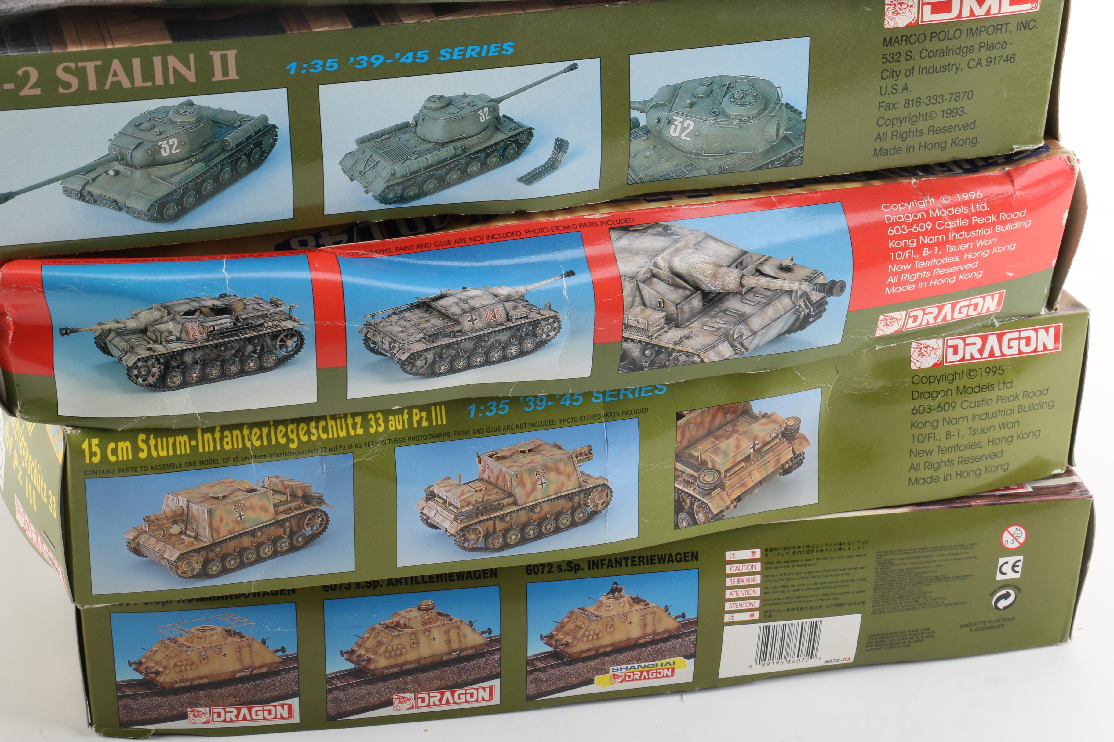 Model Tank Kits by Dragon Models Limited