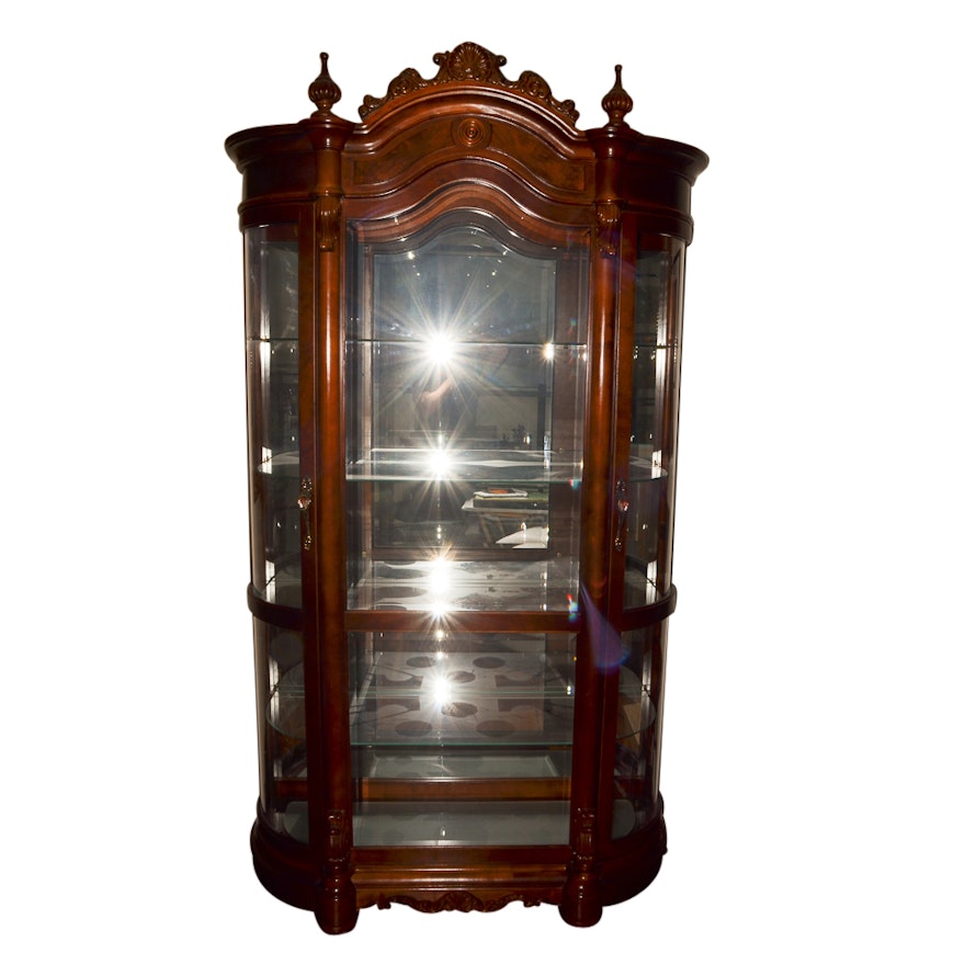 Rococo-Revival Style Display Cabinet