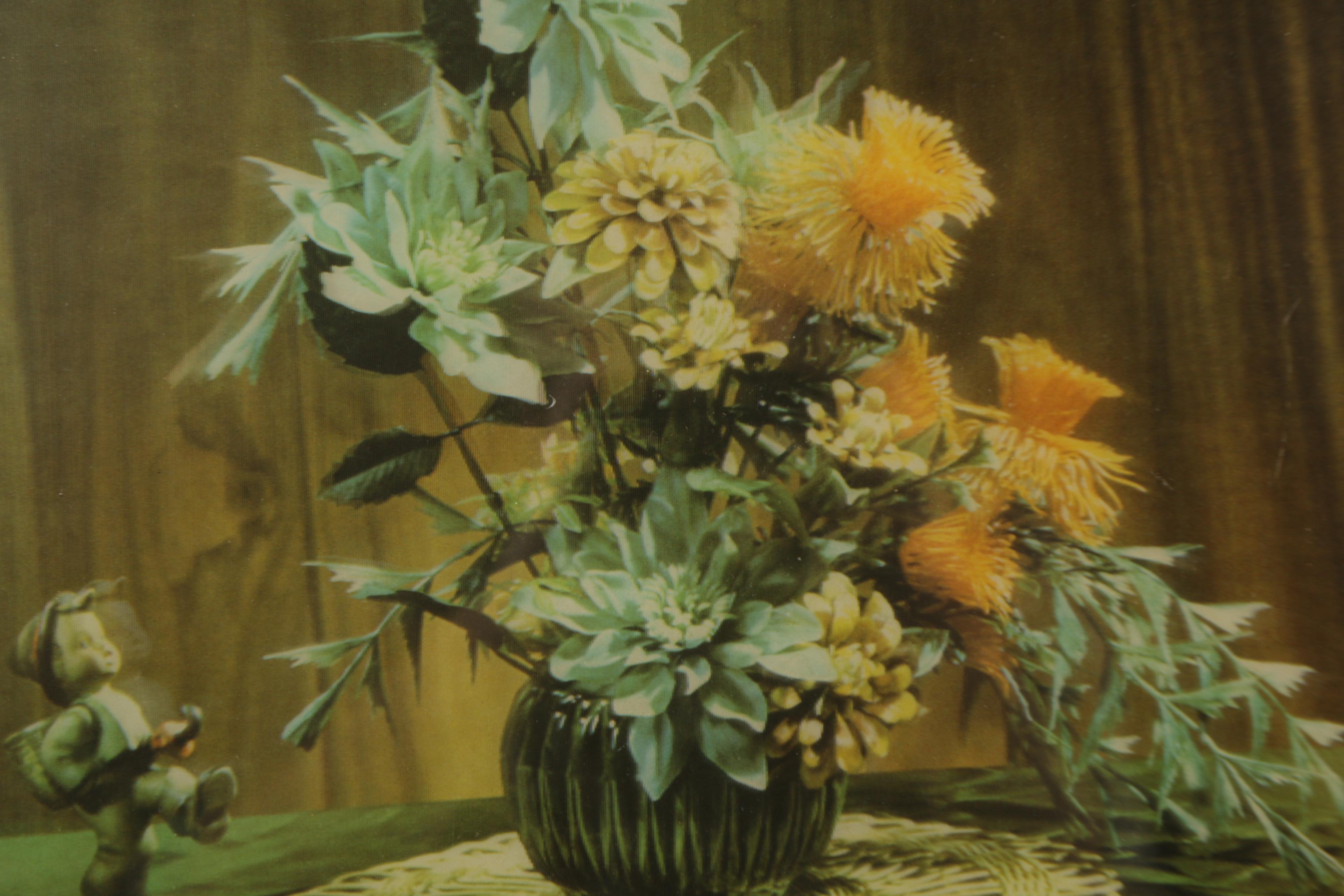 Victor Anderson Lentograph Print "Evening Flowers"