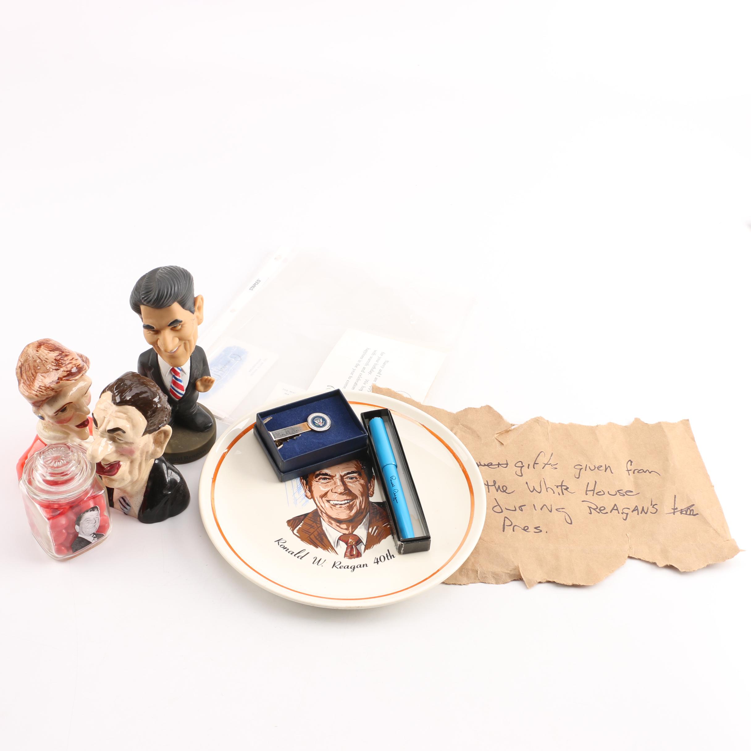 Ronald Reagan Memorabilia with White House Issued Gifts