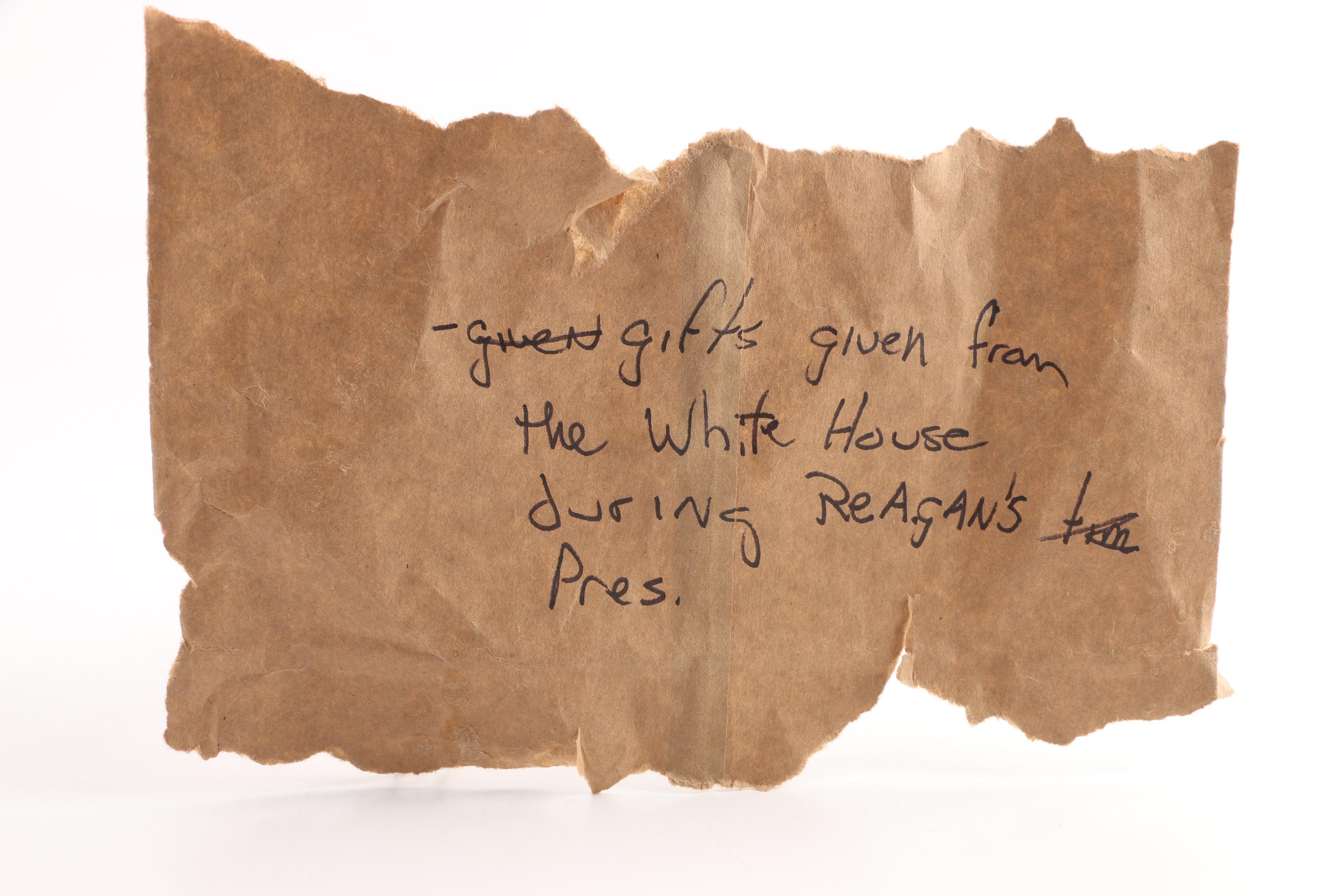 Ronald Reagan Memorabilia with White House Issued Gifts