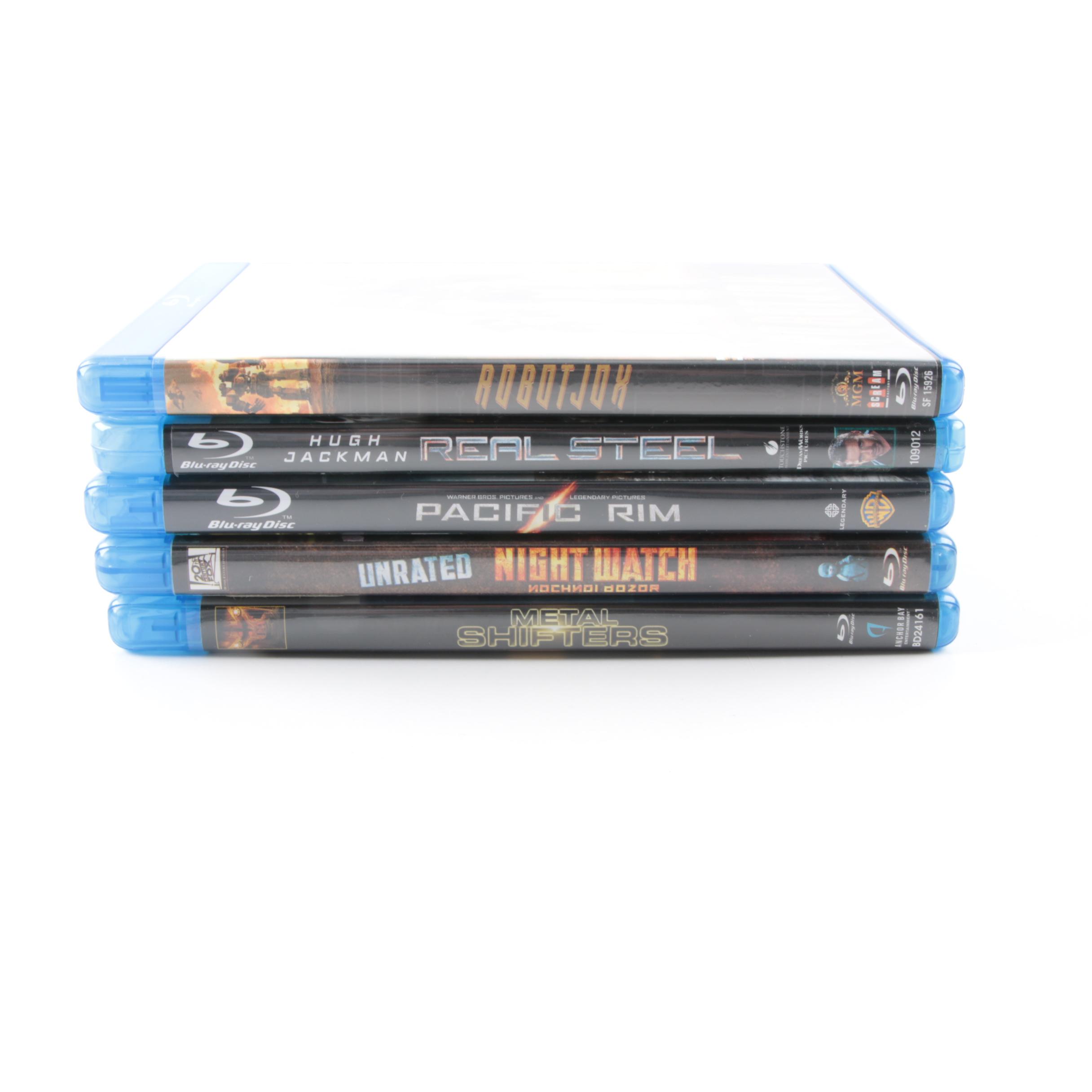 Modern Science Fiction Blu-Rays Including "Pacific Rim" and "Real Steel"