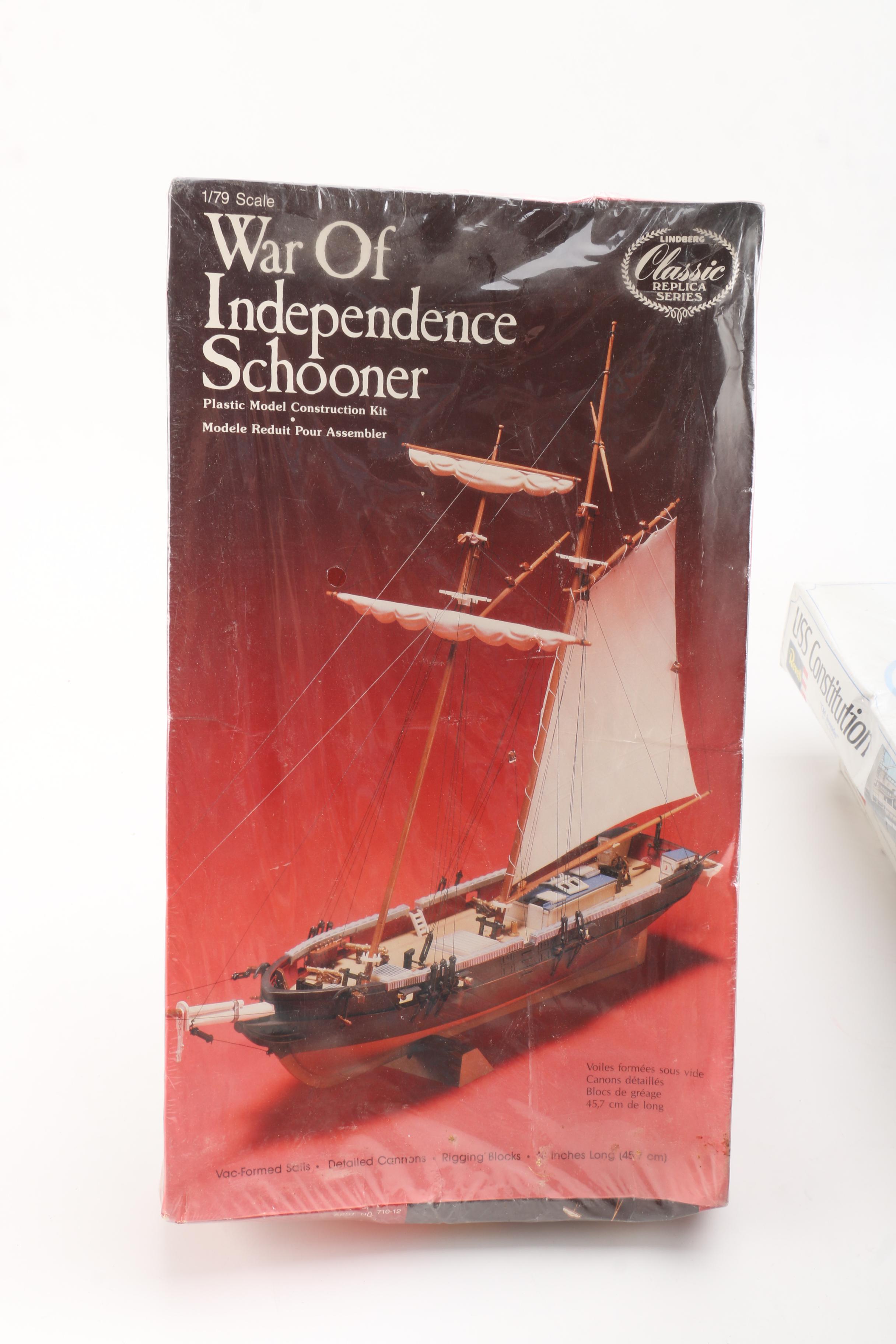 Revell and Lindberg Sailing Ship Model Kits