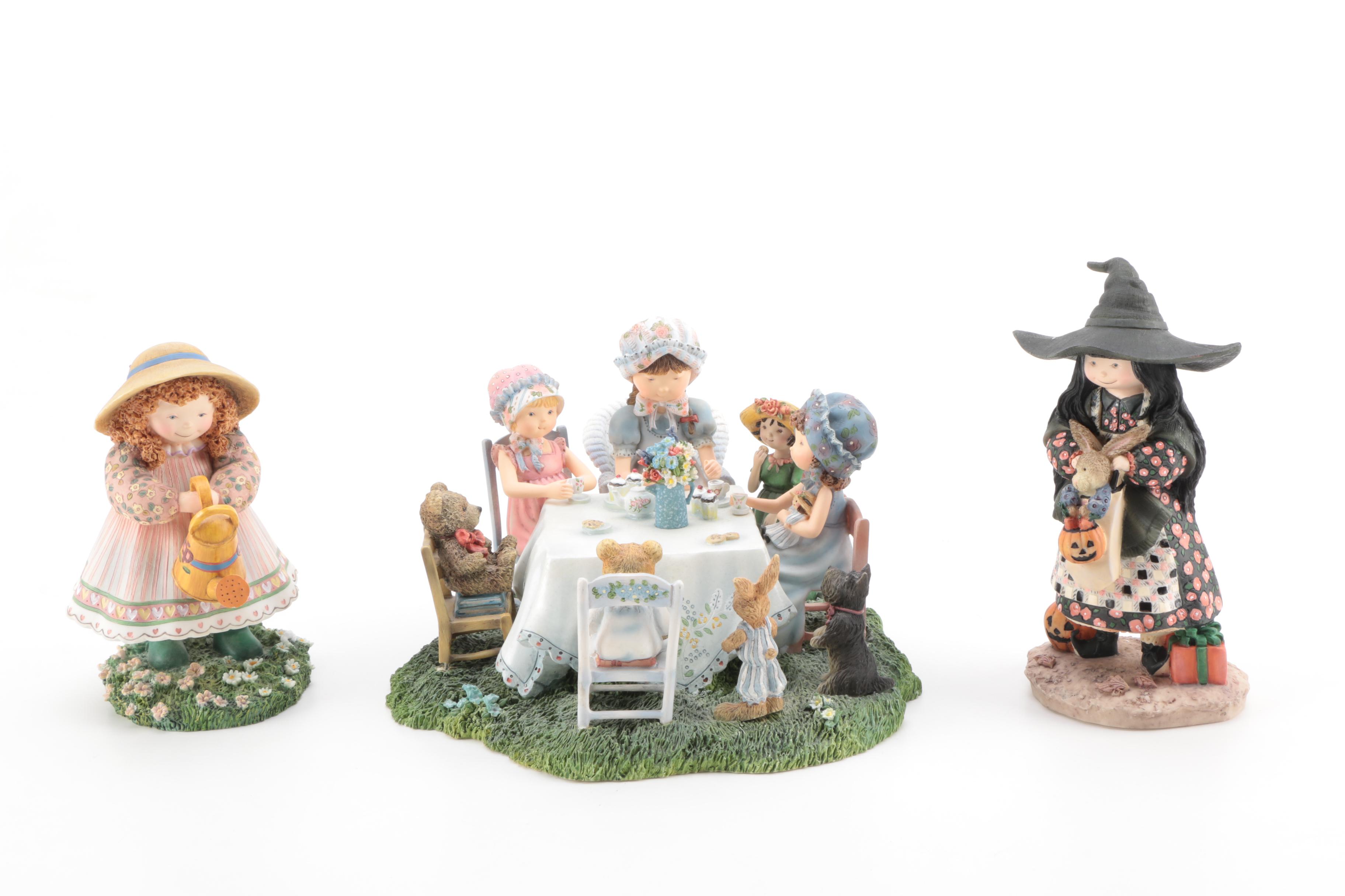 Special Friends First Edition "Katie the Good Witch" and Other Ceramic Figurines