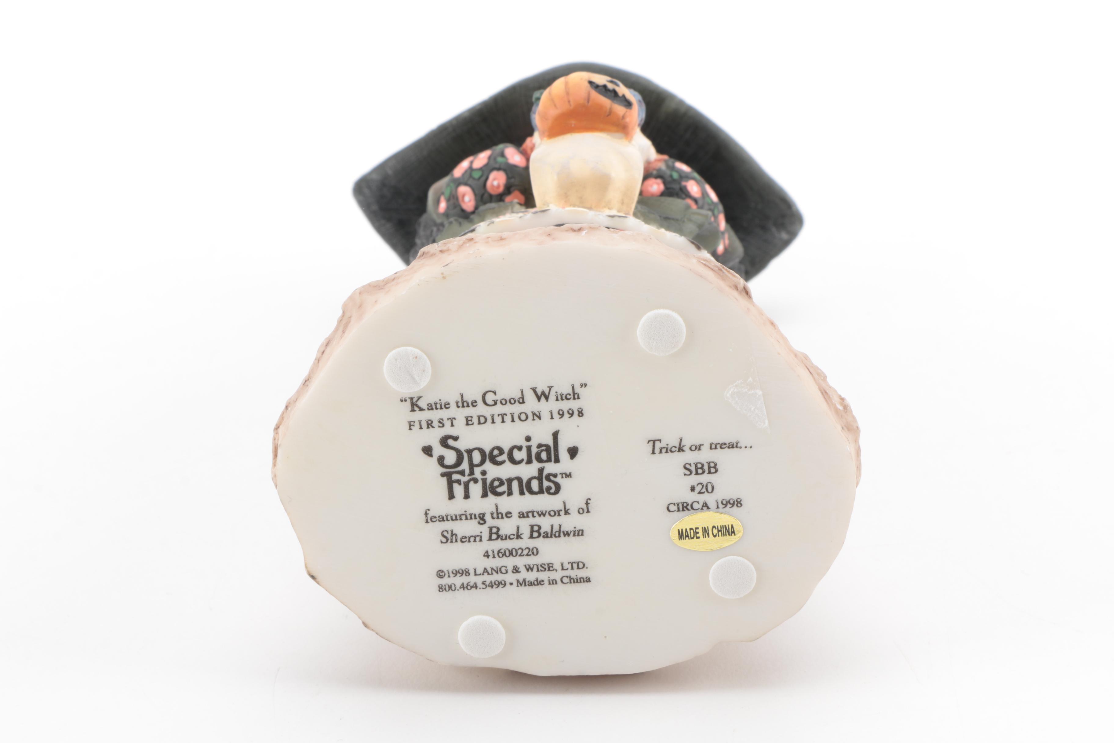 Special Friends First Edition "Katie the Good Witch" and Other Ceramic Figurines