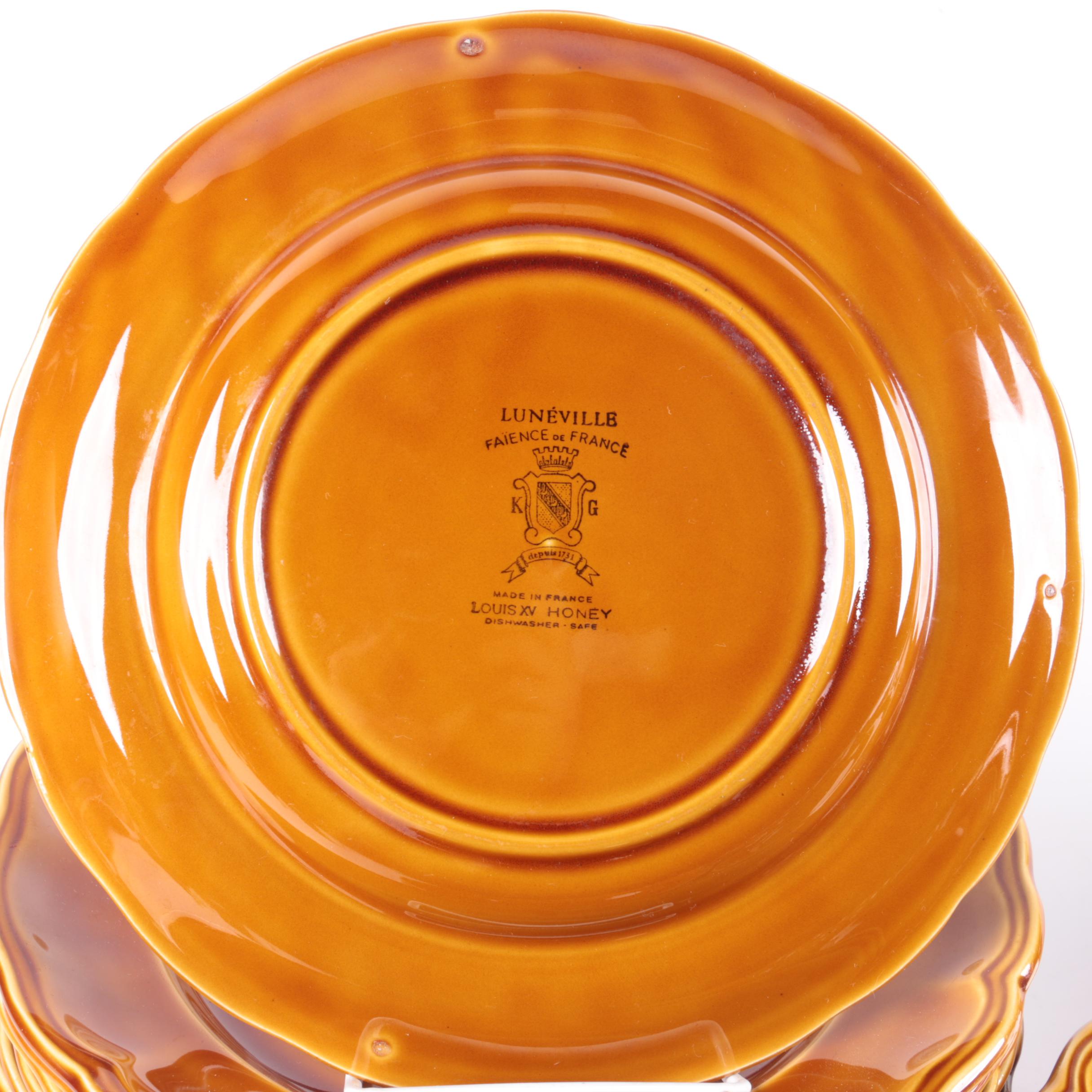 Luneville "Louis XV Honey" Tableware
