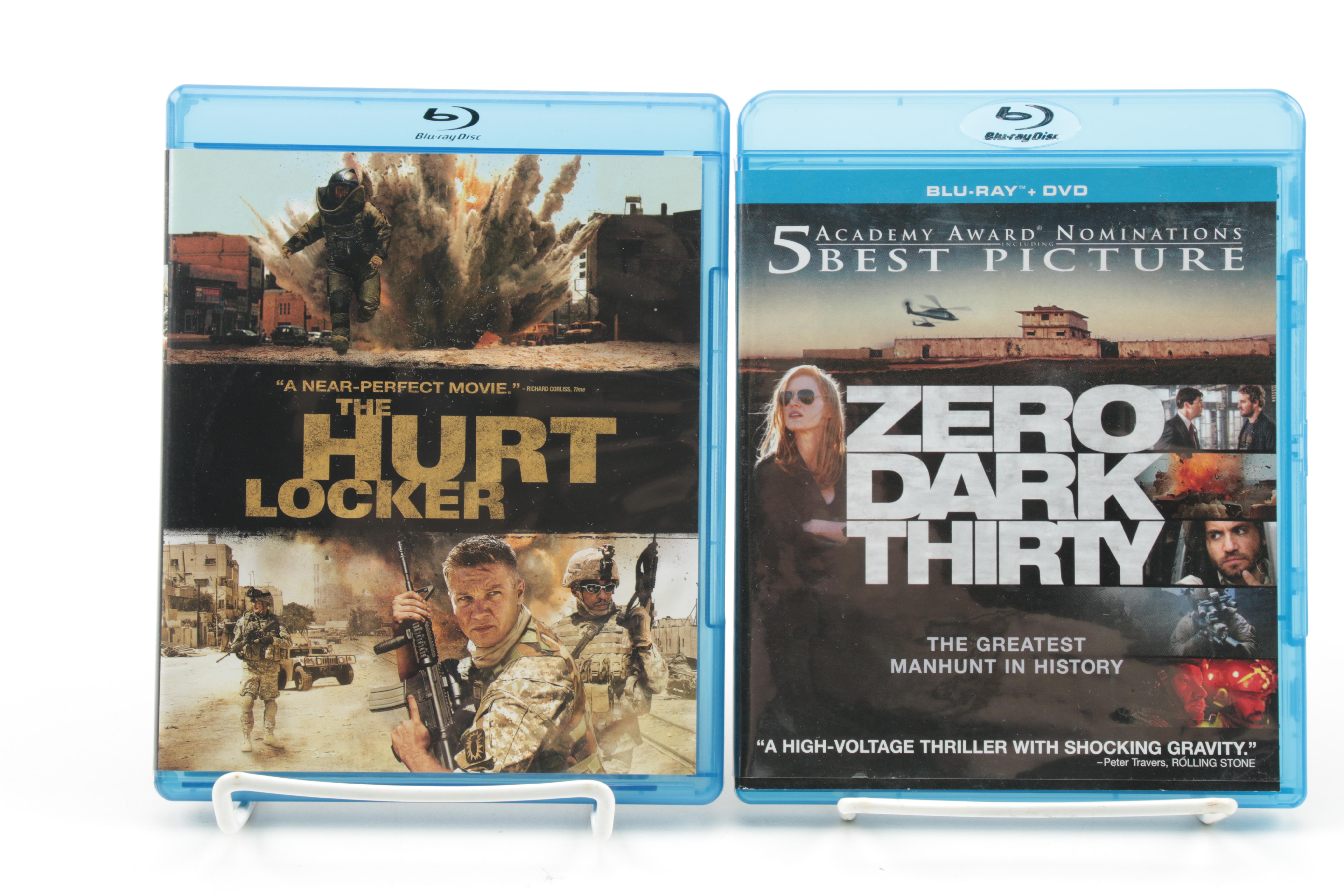 Modern War Films Blu-Ray Collection Including "Hurt Locker" and "Act of Valor"