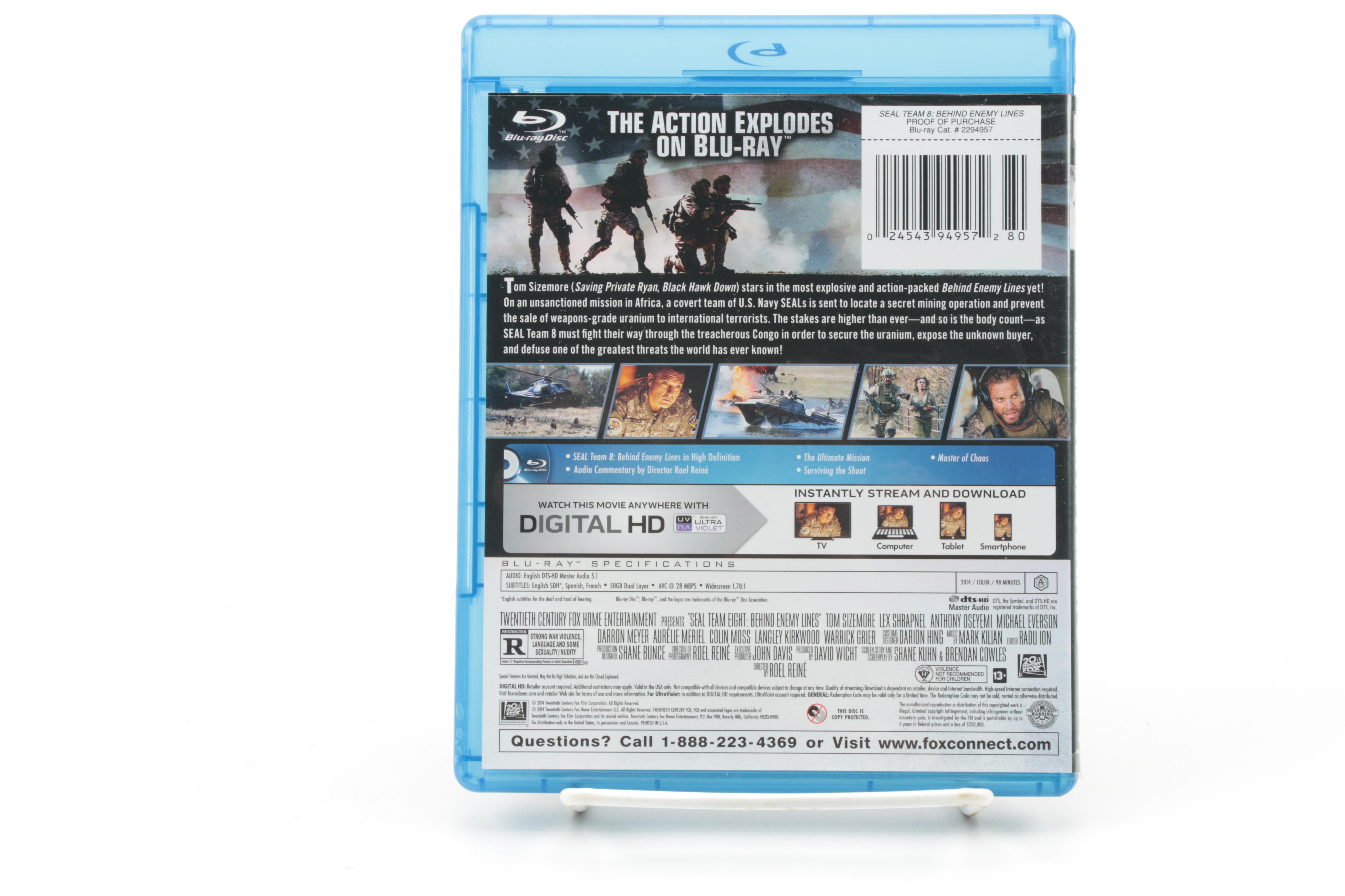 Modern War Films Blu-Ray Collection Including "Hurt Locker" and "Act of Valor"