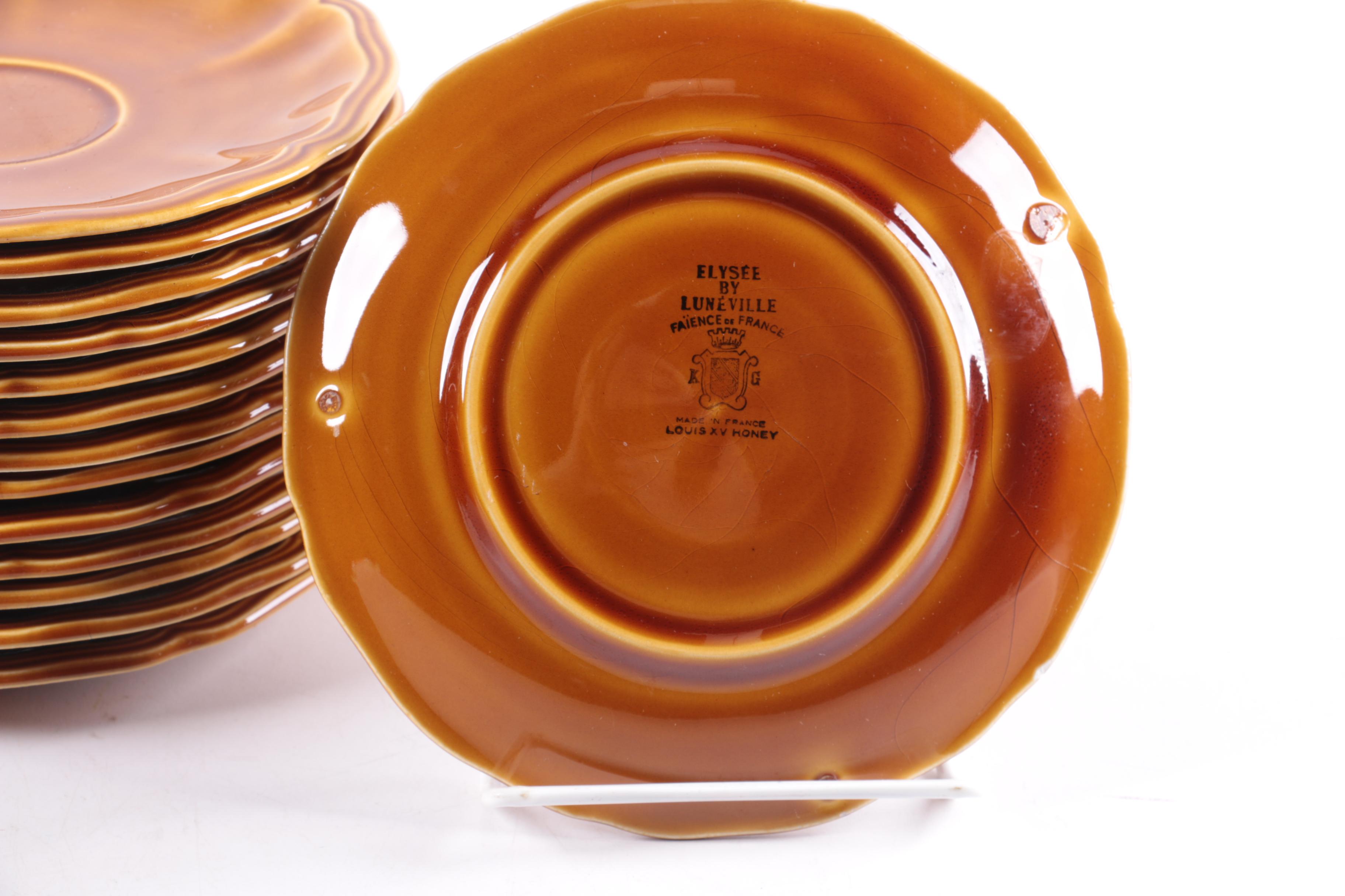 Luneville "Louis XV Honey" Tableware