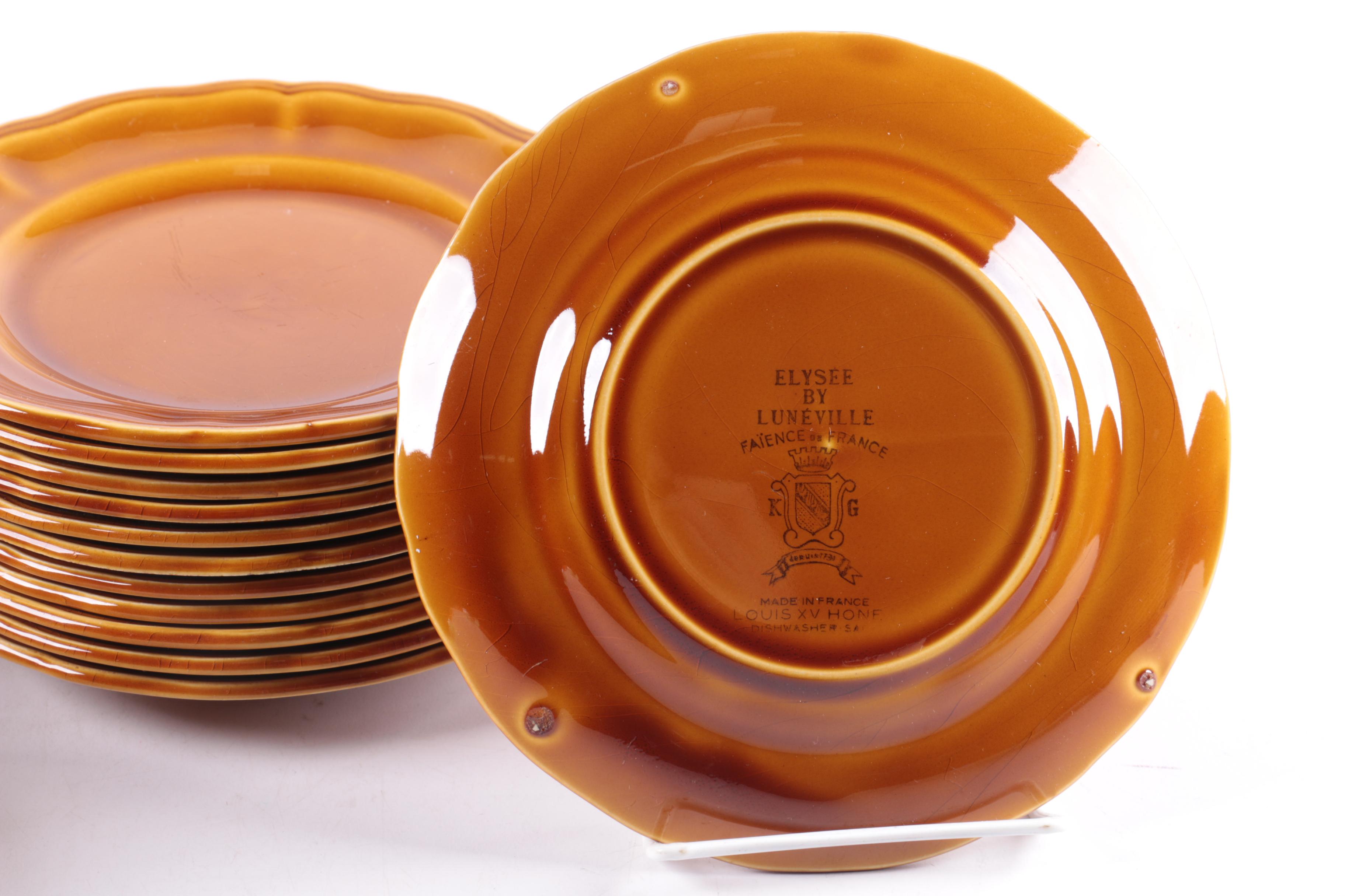 Luneville "Louis XV Honey" Tableware