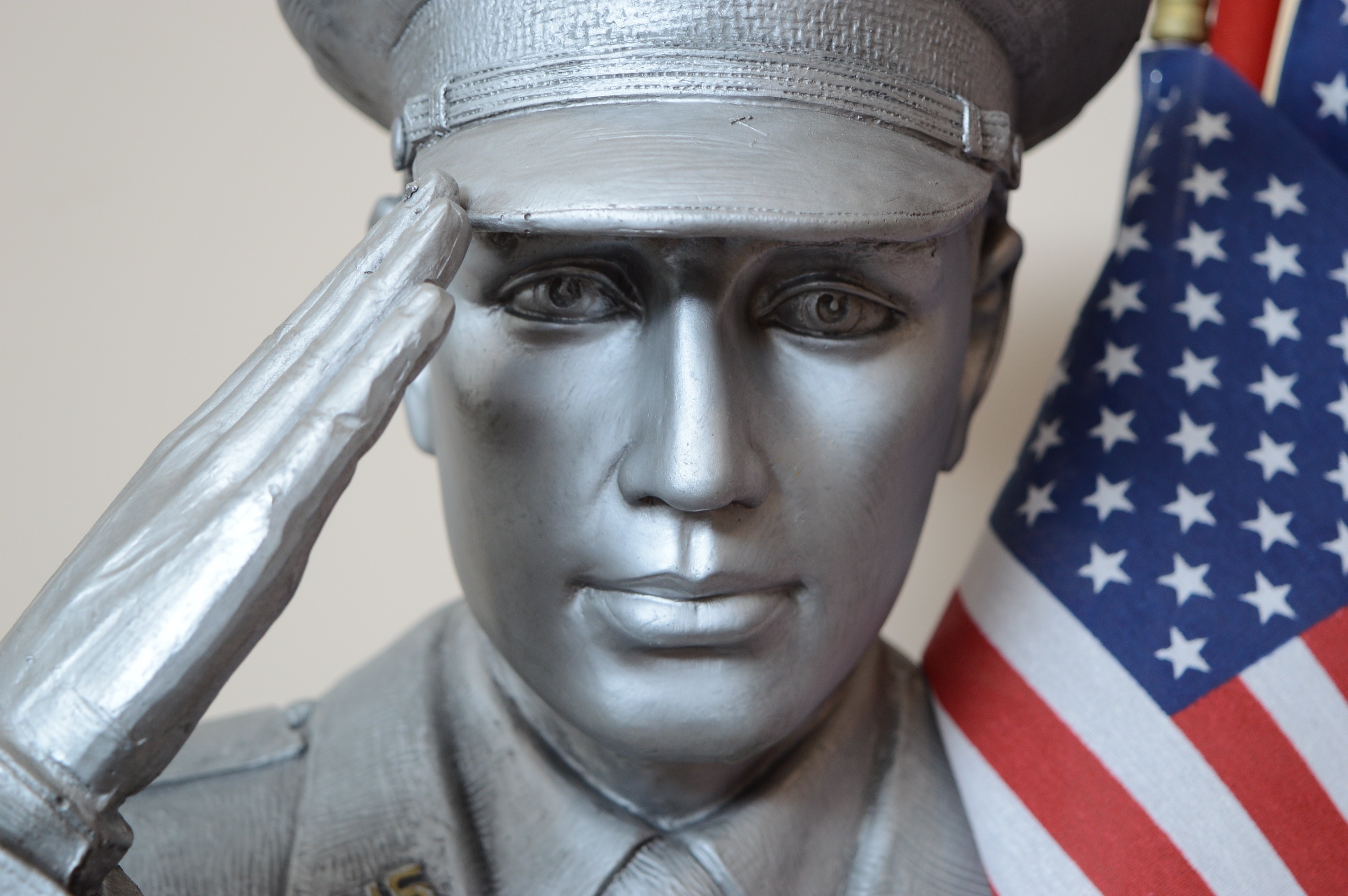 United States Navy Statue Flag Holder