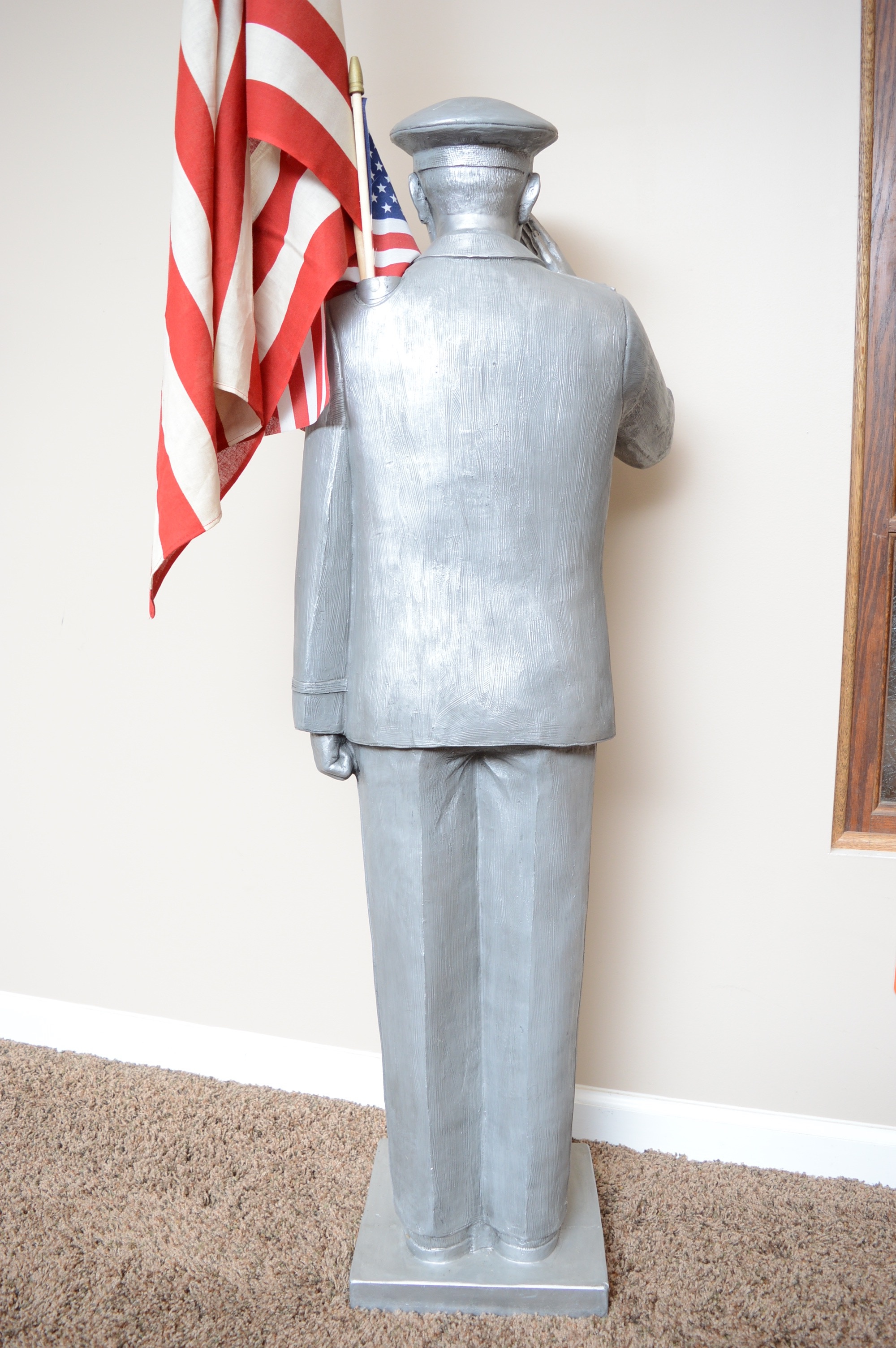 United States Navy Statue Flag Holder