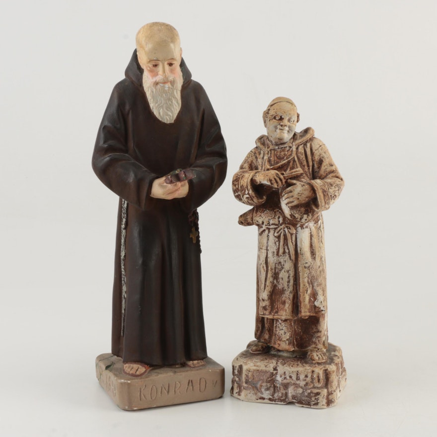 Ceramic Monk Figurines
