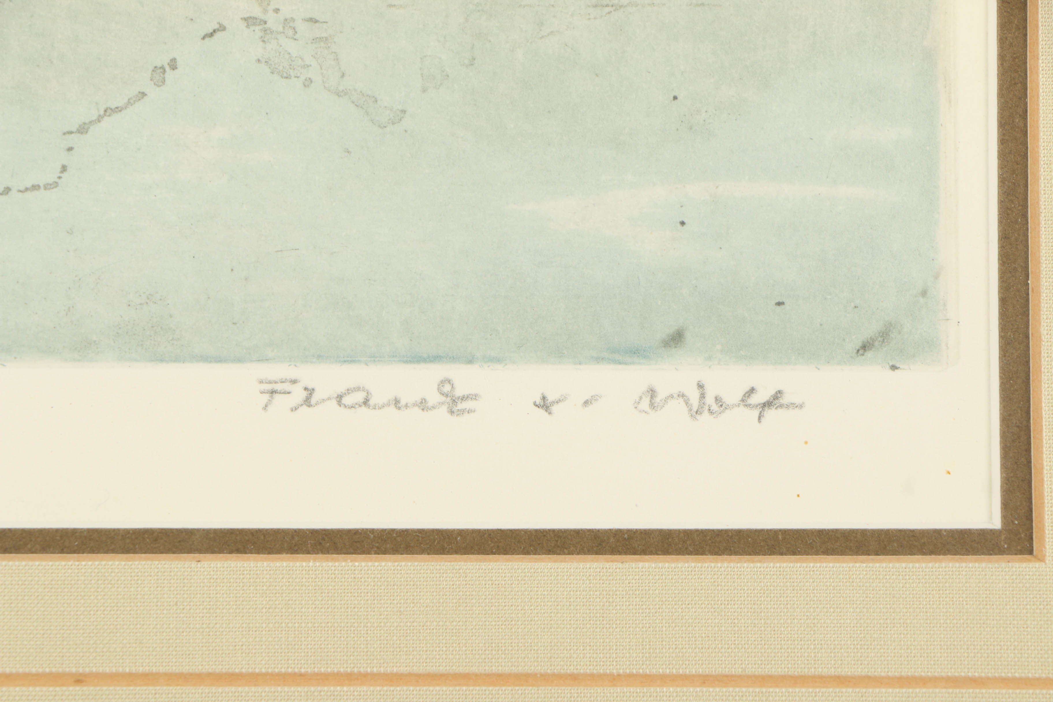 Franz X. Wolf Aquatint Etching