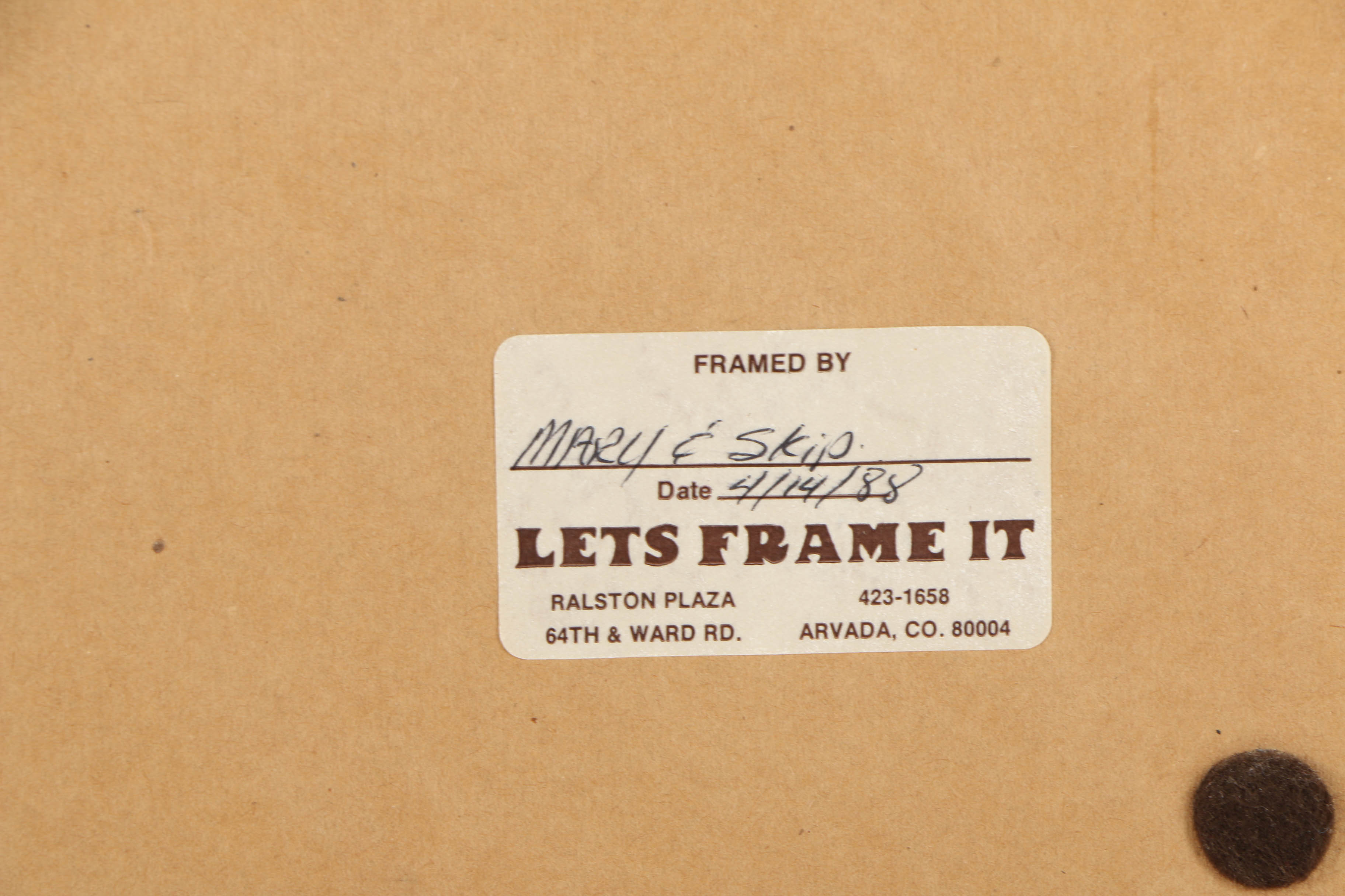 Franz X. Wolf Aquatint Etching