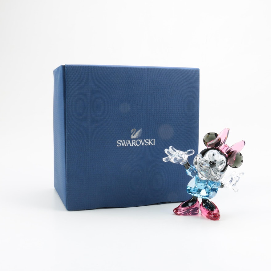 Swarovski Crystal Disney Minnie Mouse Figurine