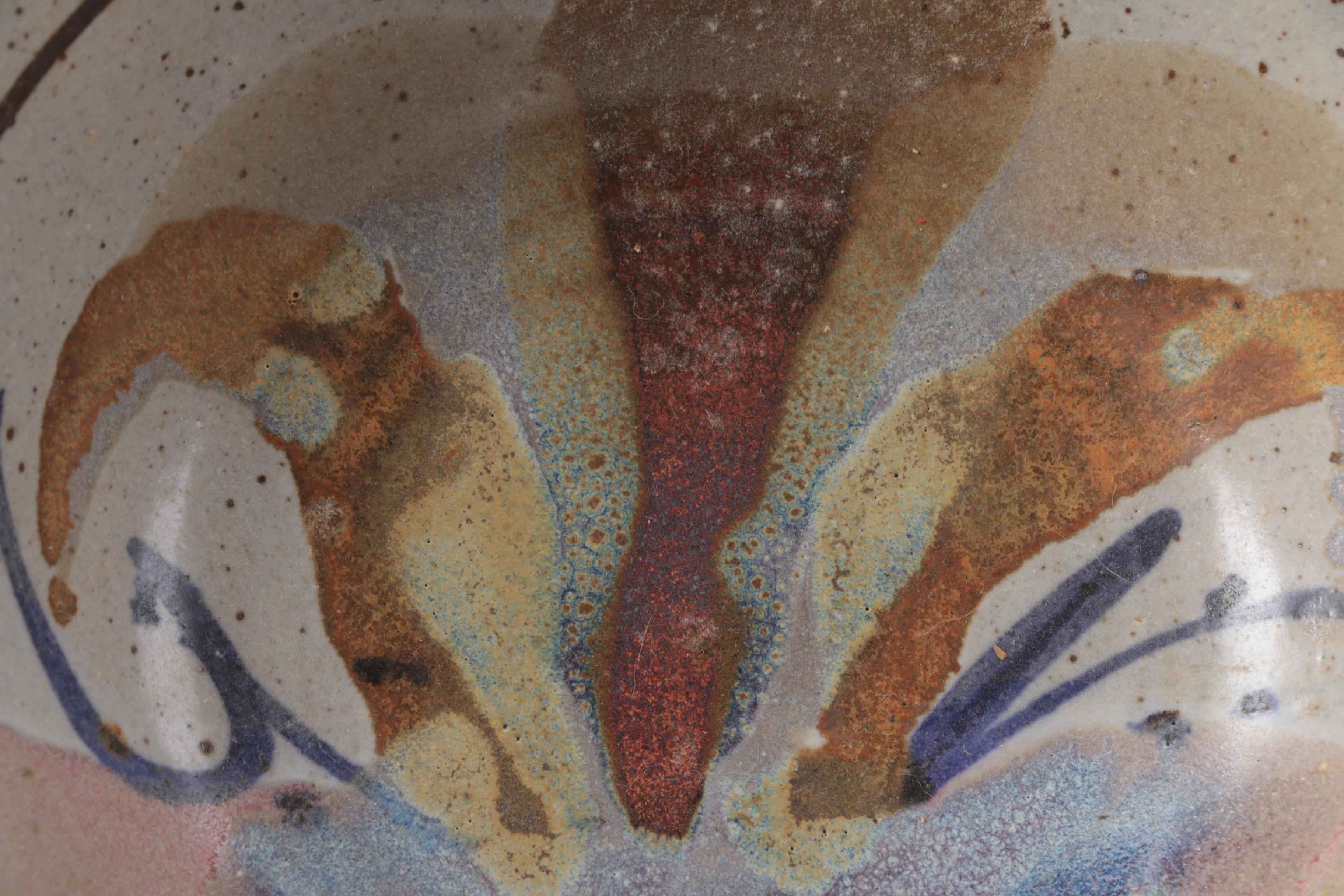 Signed Jerry Chapelle Hand Thrown Stoneware Bowls