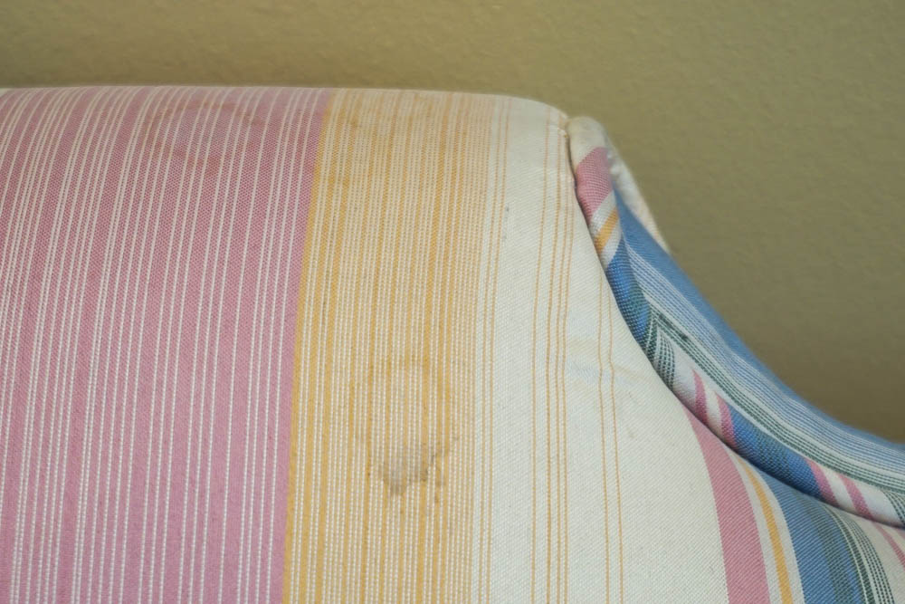 Vintage Chippendale Style Wingback Armchair