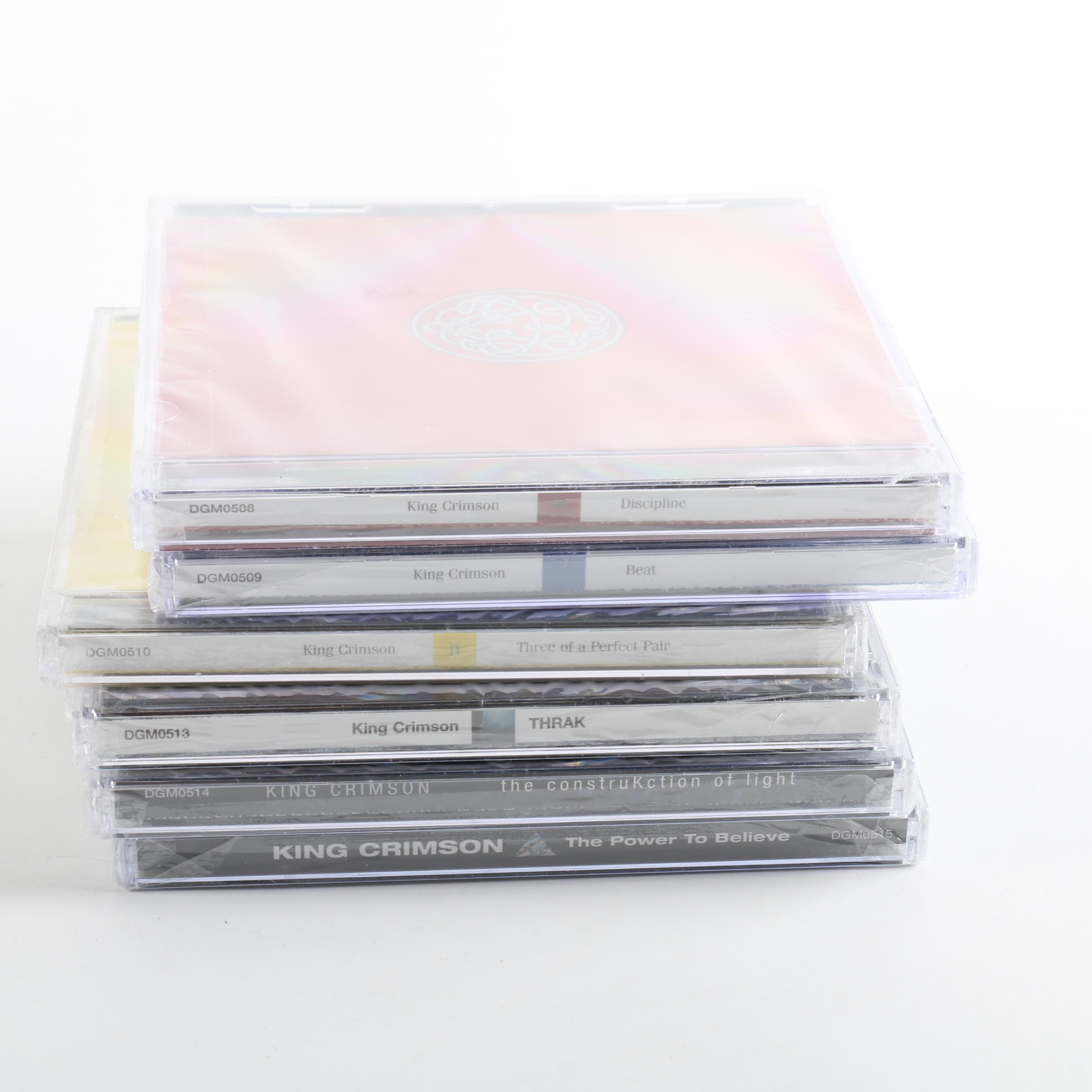 King Crimson Sealed HDCD Collection Including "Discipline", "Beat", and "THRAK"