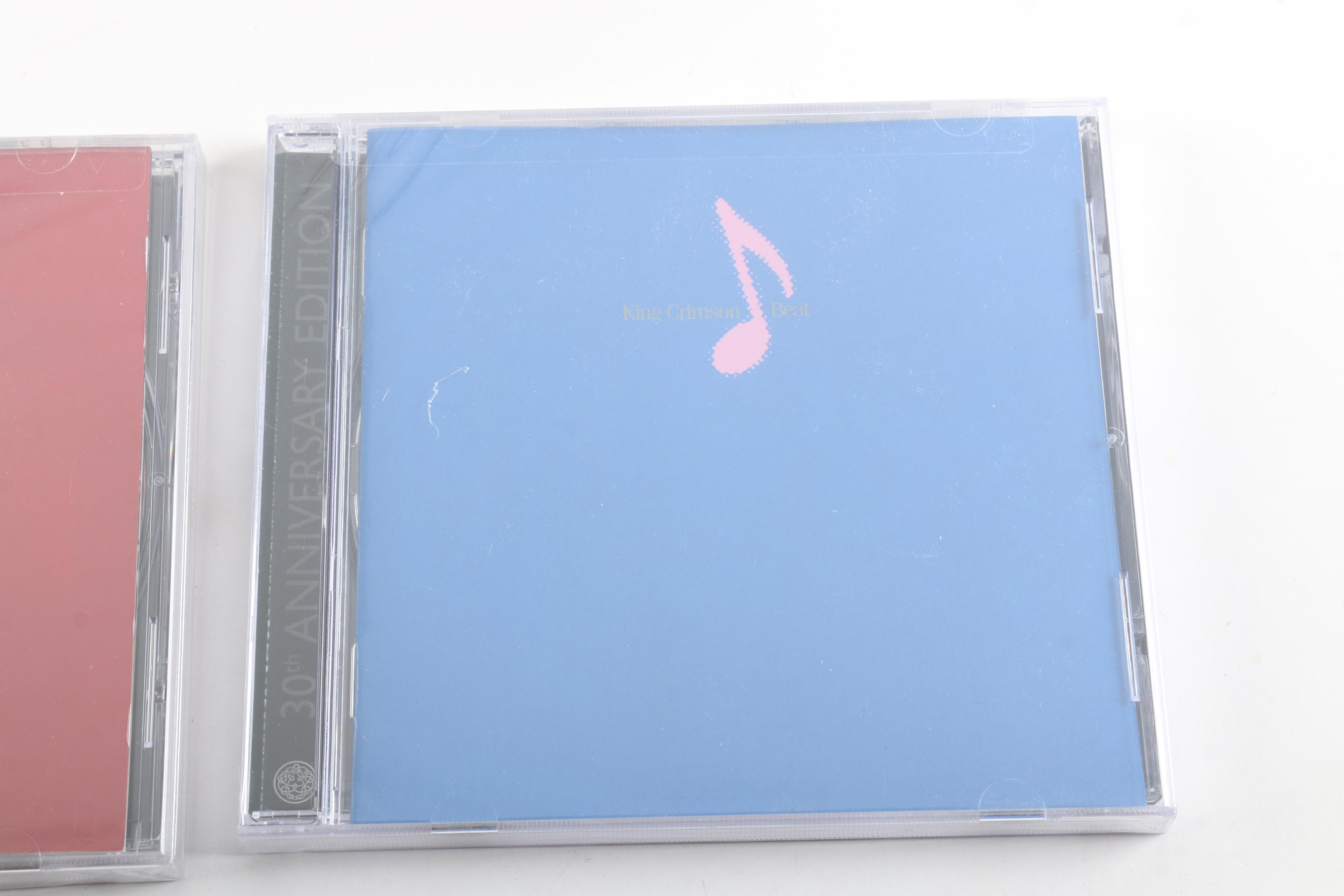 King Crimson Sealed HDCD Collection Including "Discipline", "Beat", and "THRAK"