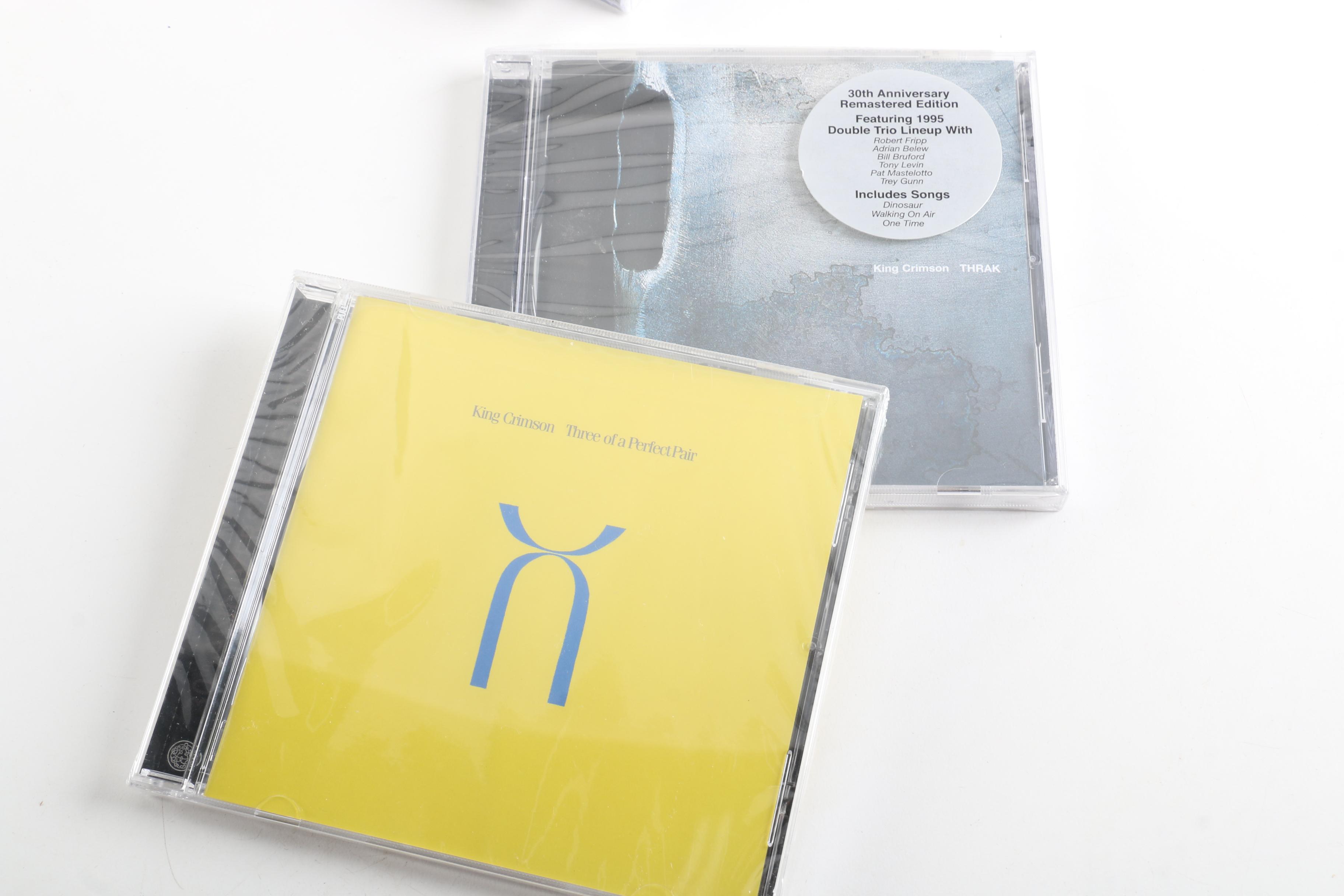 King Crimson Sealed HDCD Collection Including "Discipline", "Beat", and "THRAK"