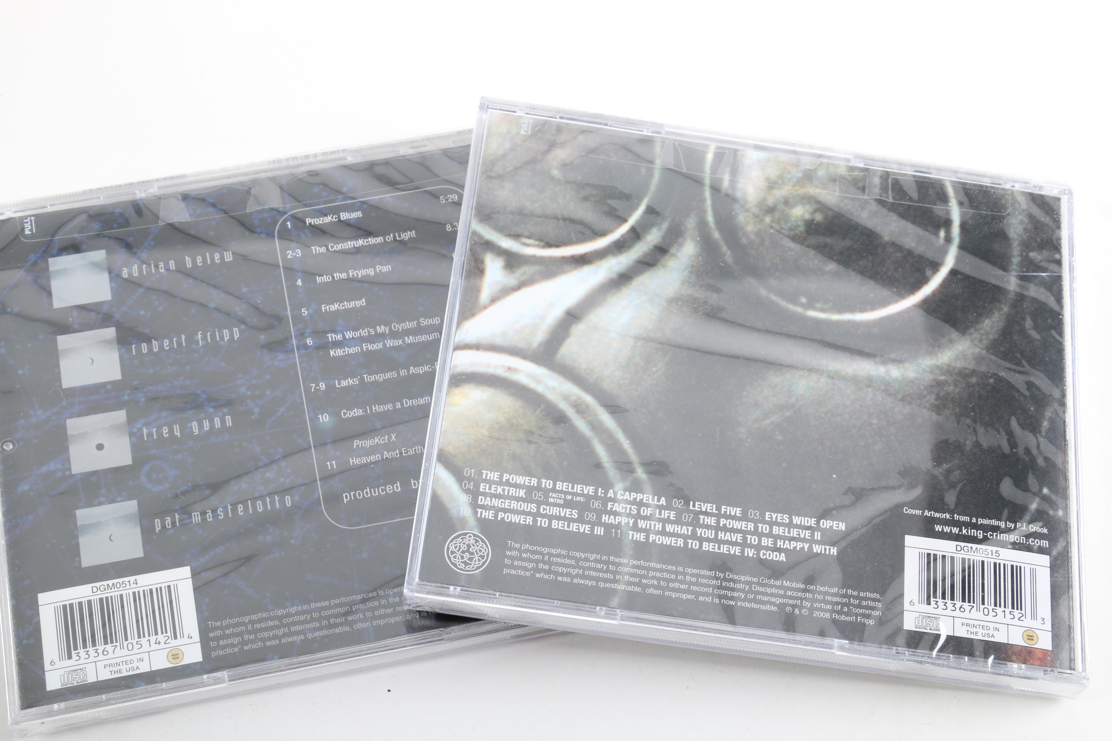 King Crimson Sealed HDCD Collection Including "Discipline", "Beat", and "THRAK"