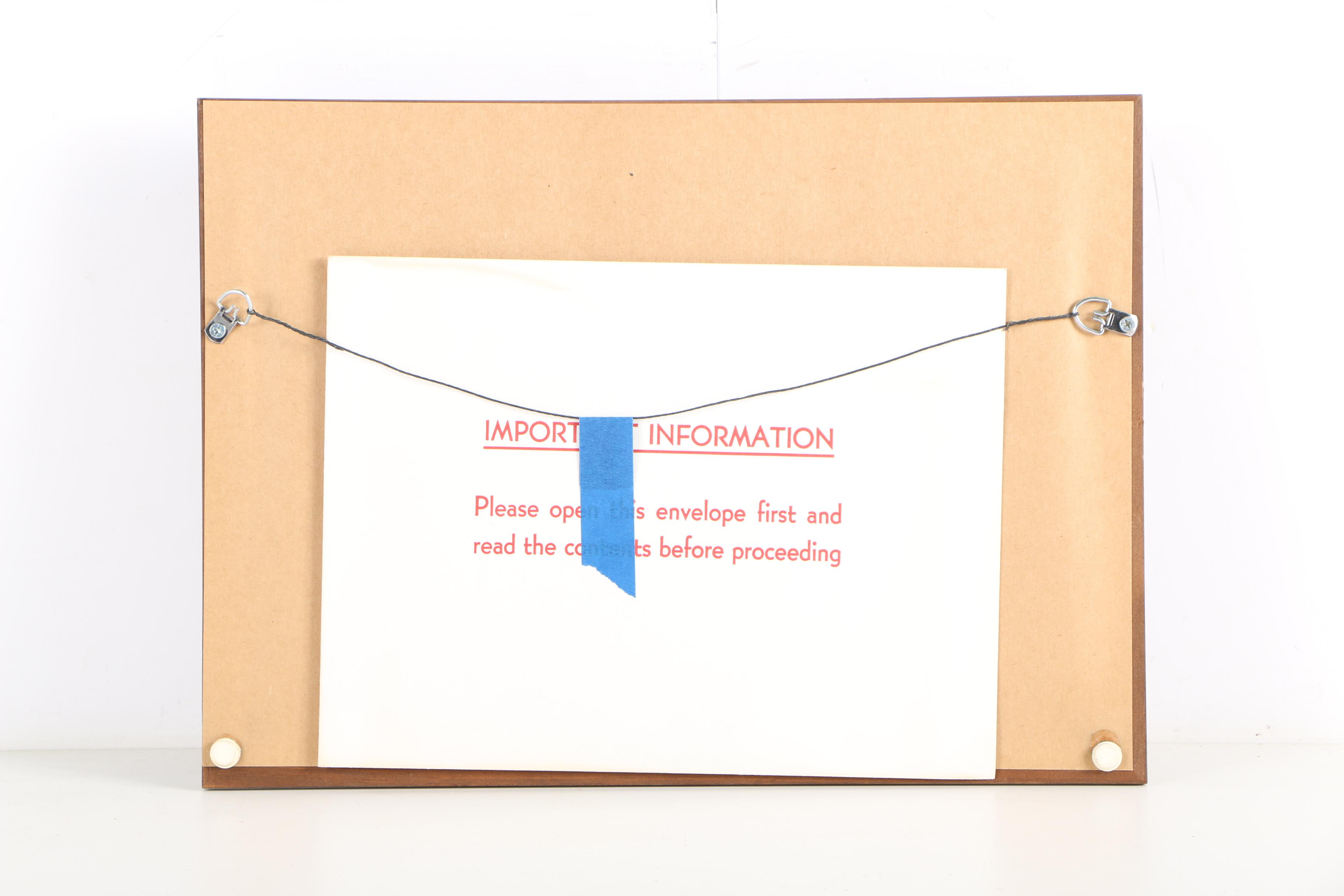 Franklin Mint Limited Edition Silverscene Print "Dogfight 1917"