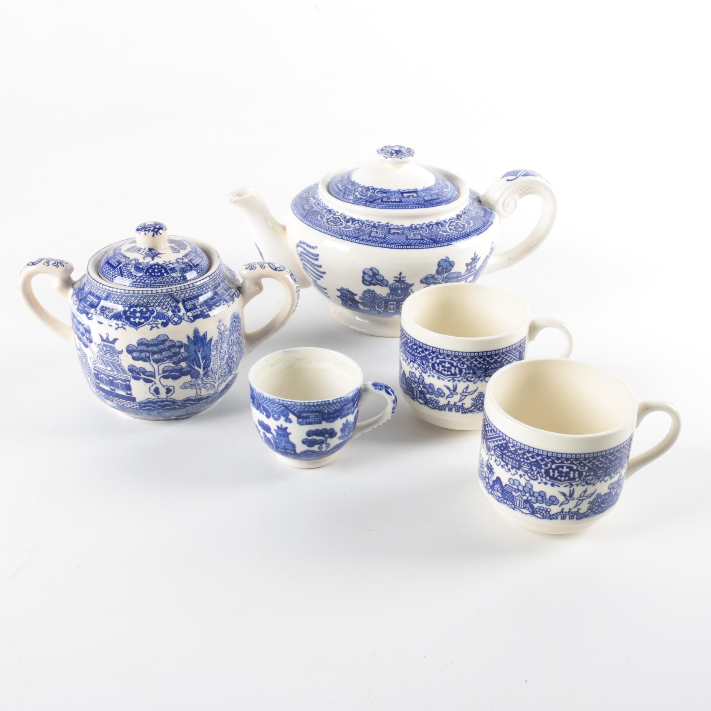 "Blue Willow" Stoneware and Porcelain Tableware