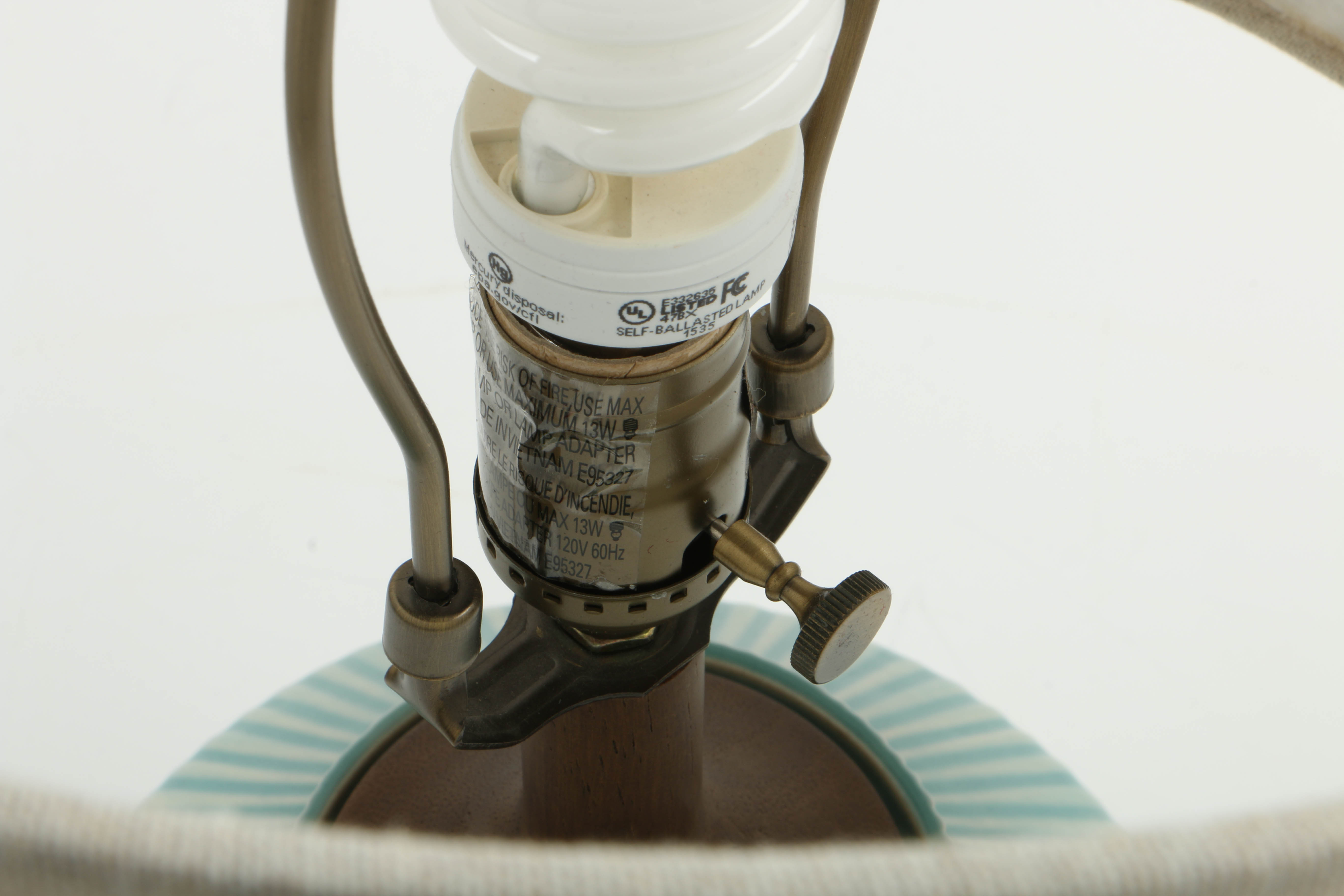 "Ripple Ceramic Table Lamp" in Turquoise by Roar + Rabbit for West Elm