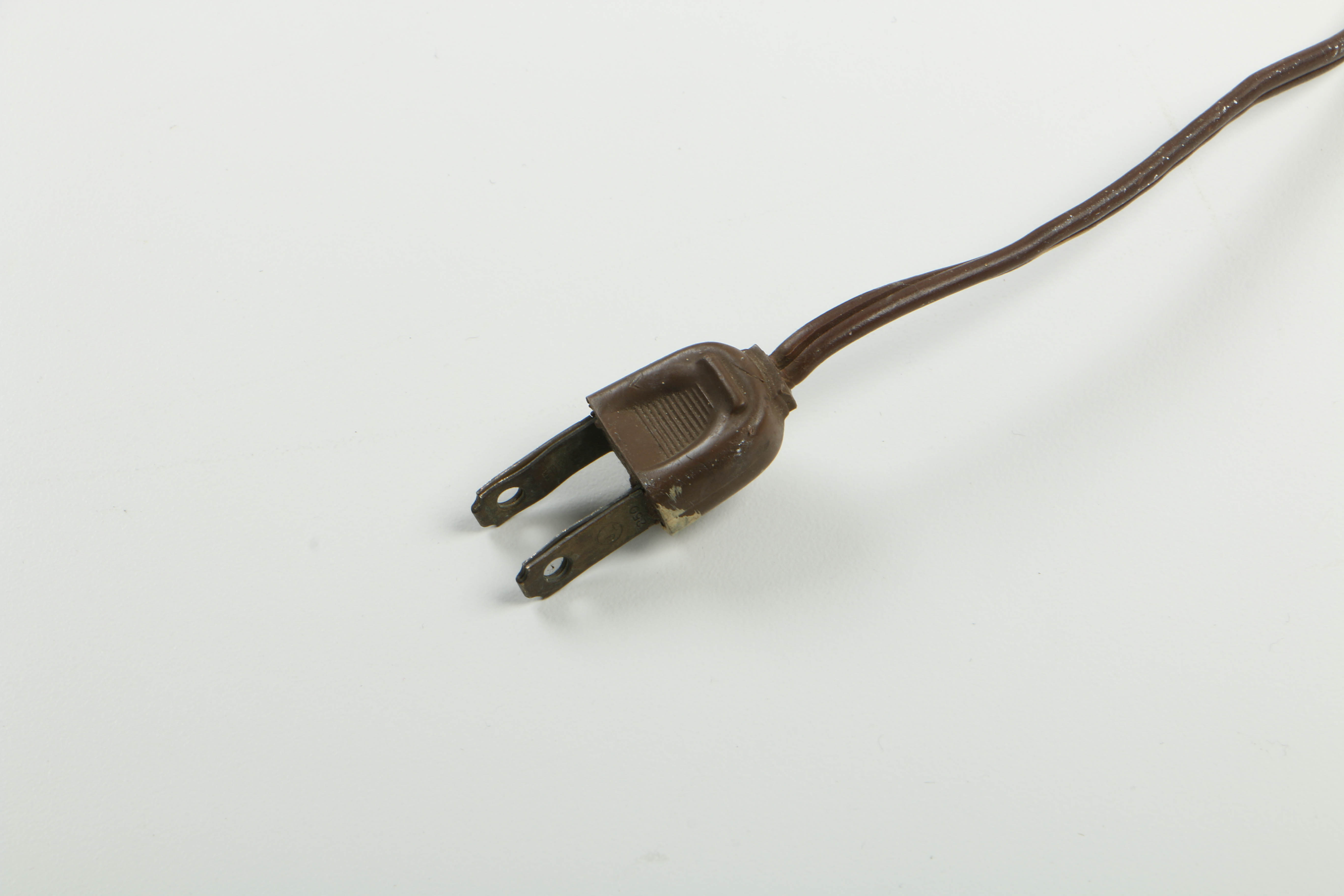 Mid Century Modern Earthenware Stripe-GlazedTable Lamps