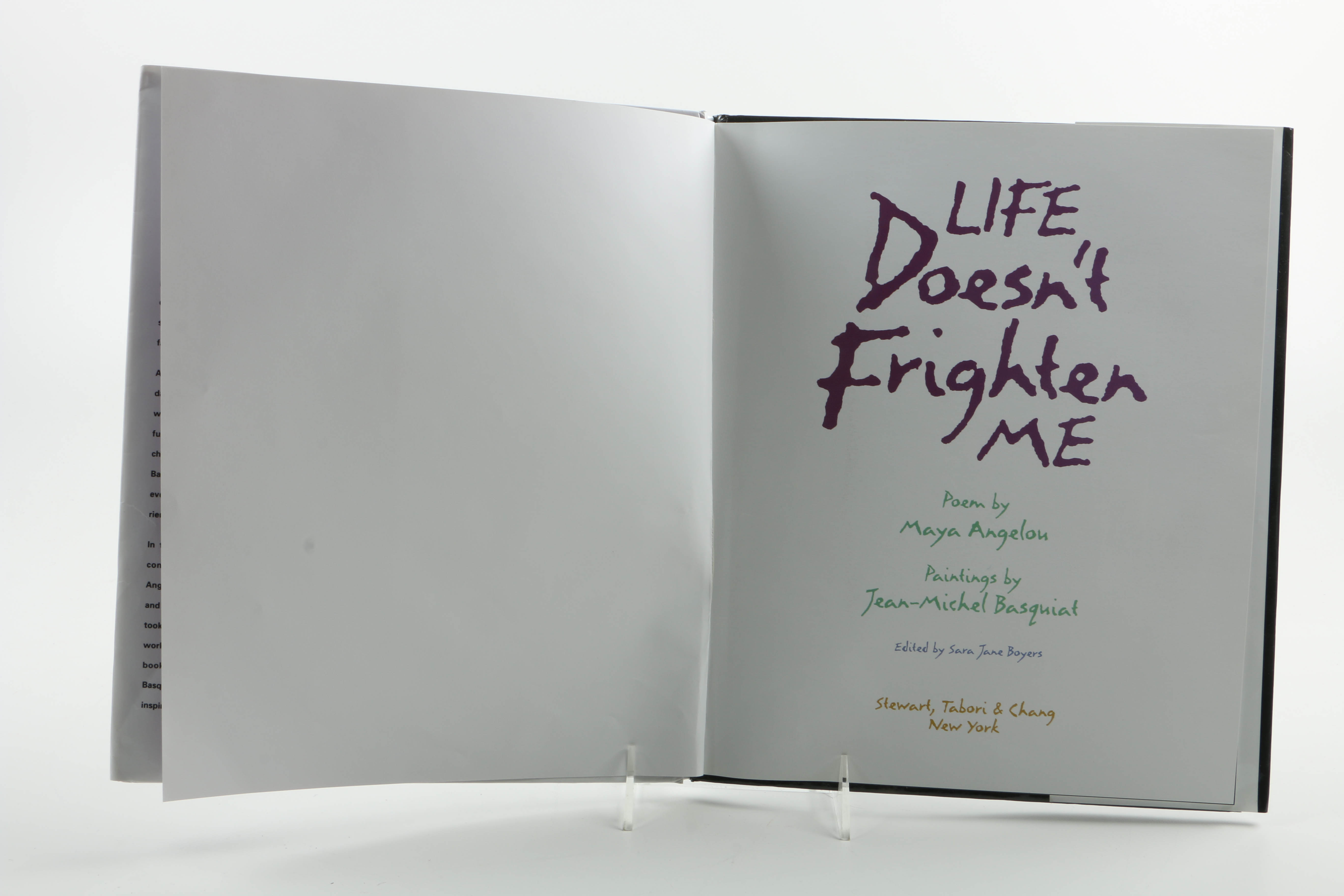 "Life Doesn't Frighten Me" by Maya Angelou, Drawings by Jean-Michel Basquiat