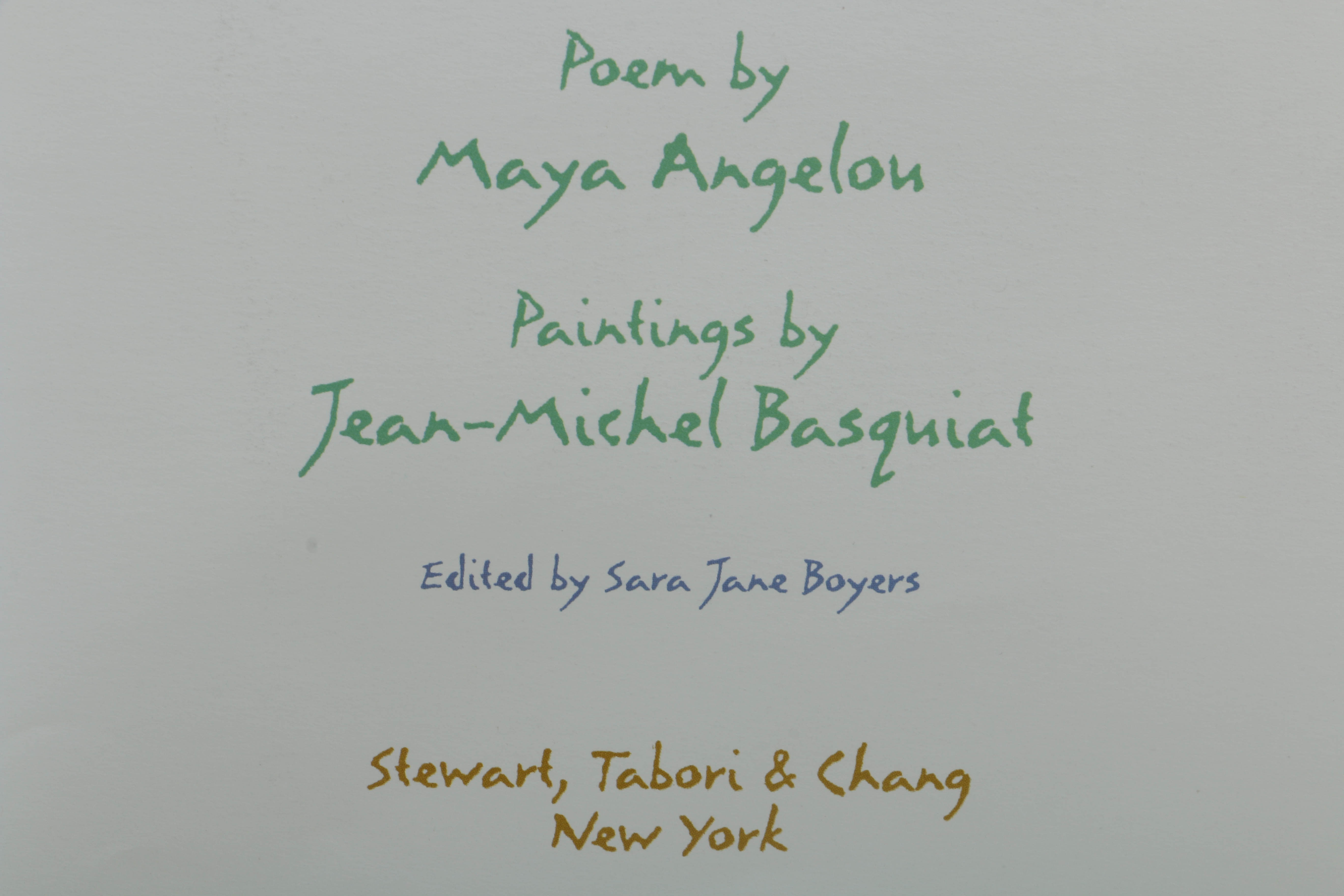 "Life Doesn't Frighten Me" by Maya Angelou, Drawings by Jean-Michel Basquiat